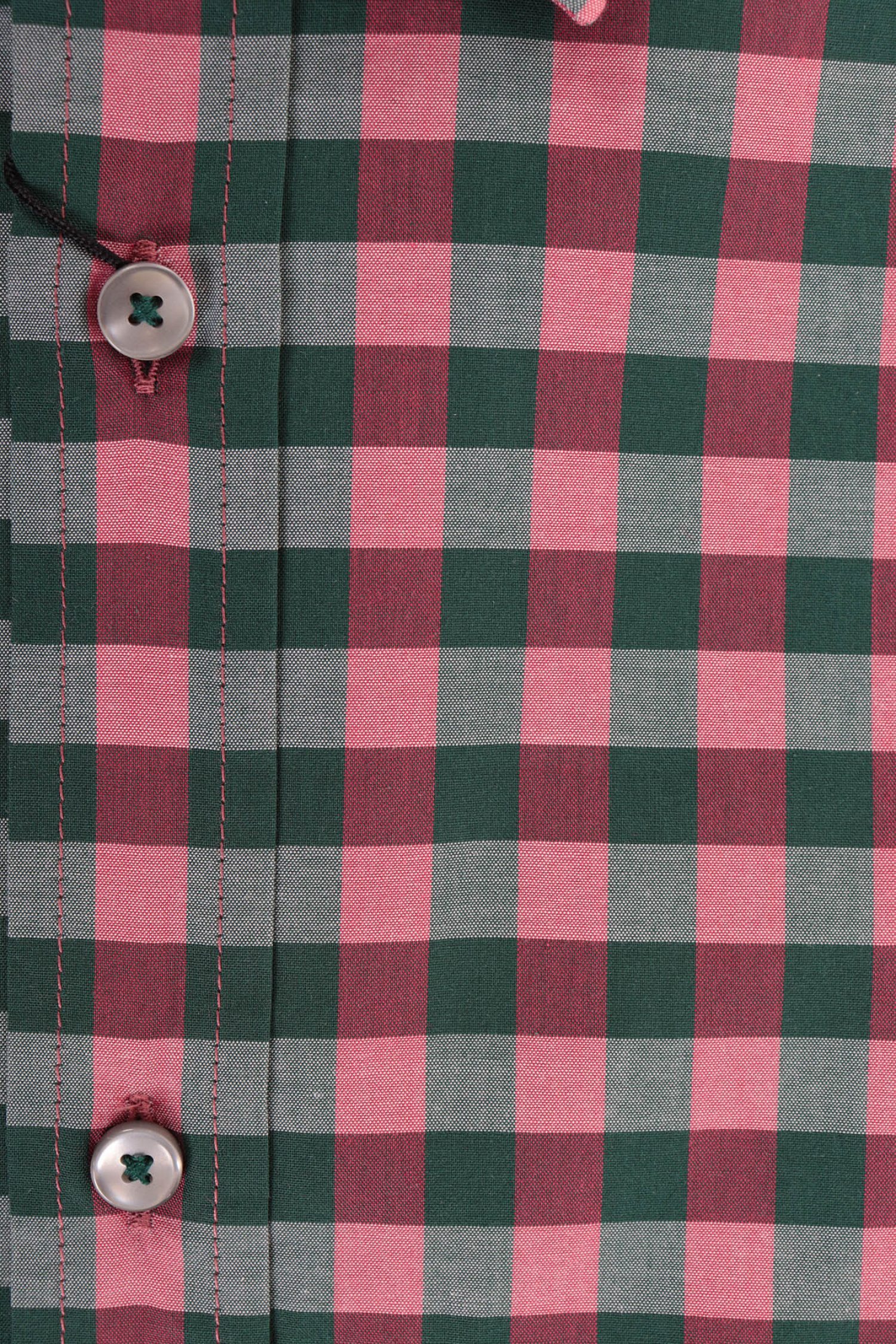 BOSS ΠΟΥΚΑΜΙΣΟ LUCAS_11 REGULAR FIT ΚΑΡΩ ΠΡΑΣΙΝΟ-ΡΟΖ φωτογραφία