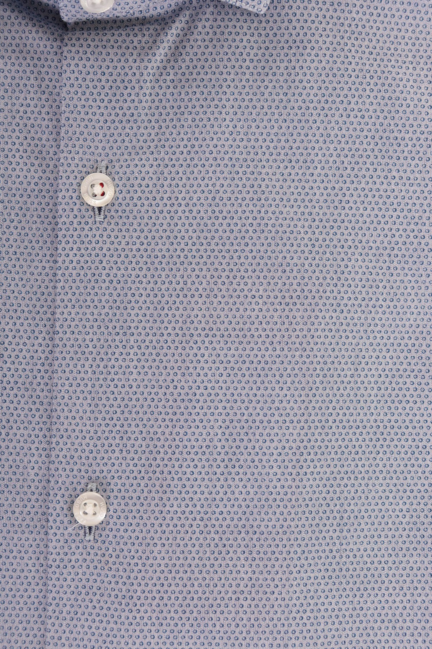 HUGO ΠΟΥΚΑΜΙΣΟ ΜΙΚΡΟΣΧΕΔΙΟ SLIMFIT ERONDO ΓΚΡΙ φωτογραφία