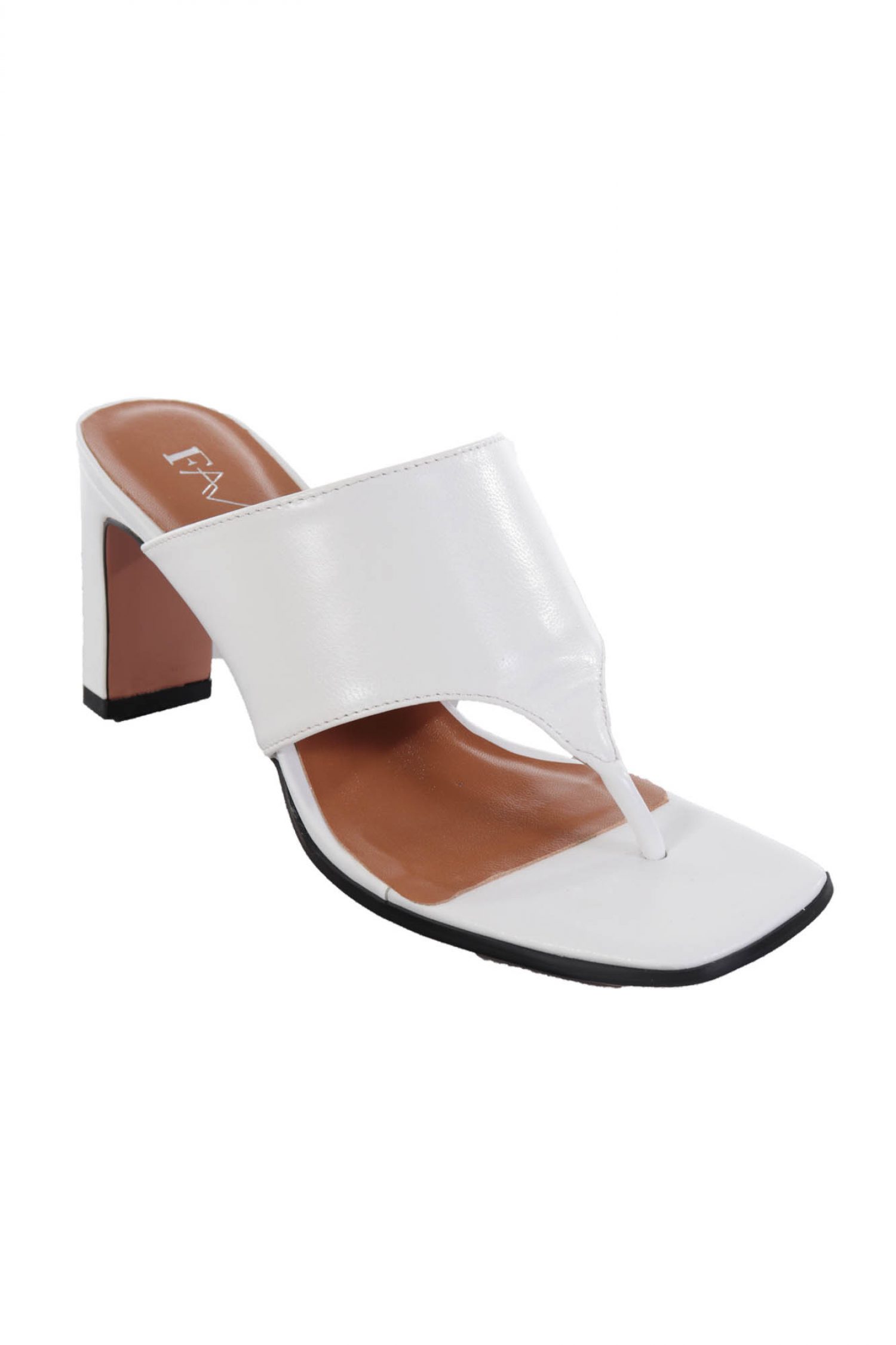 FAVELA ΠΑΠΟΥΤΣΙΑ EGGERT MULES ΛΕΥΚΟ