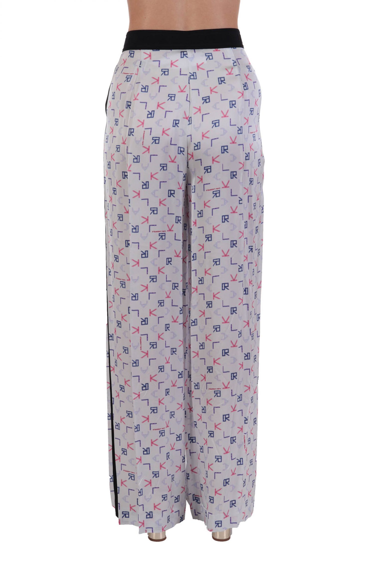 KARL LAGERFELD ΠΑΝΤΕΛΟΝA TETRIS PRINDED PANTS MULTICOLOR ΦΑΣΑ ΠΛΑ'Ι' ΛΕΥΚΟ'