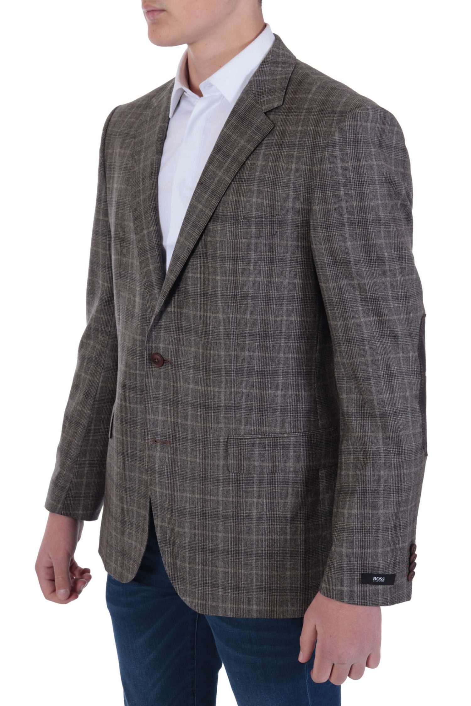 BOSS ΣΑΚΑΚΙ ΚΑΡΩ SUPER 100 THE SMITH9 ΓΚΡΙ-ΜΠΕΖ