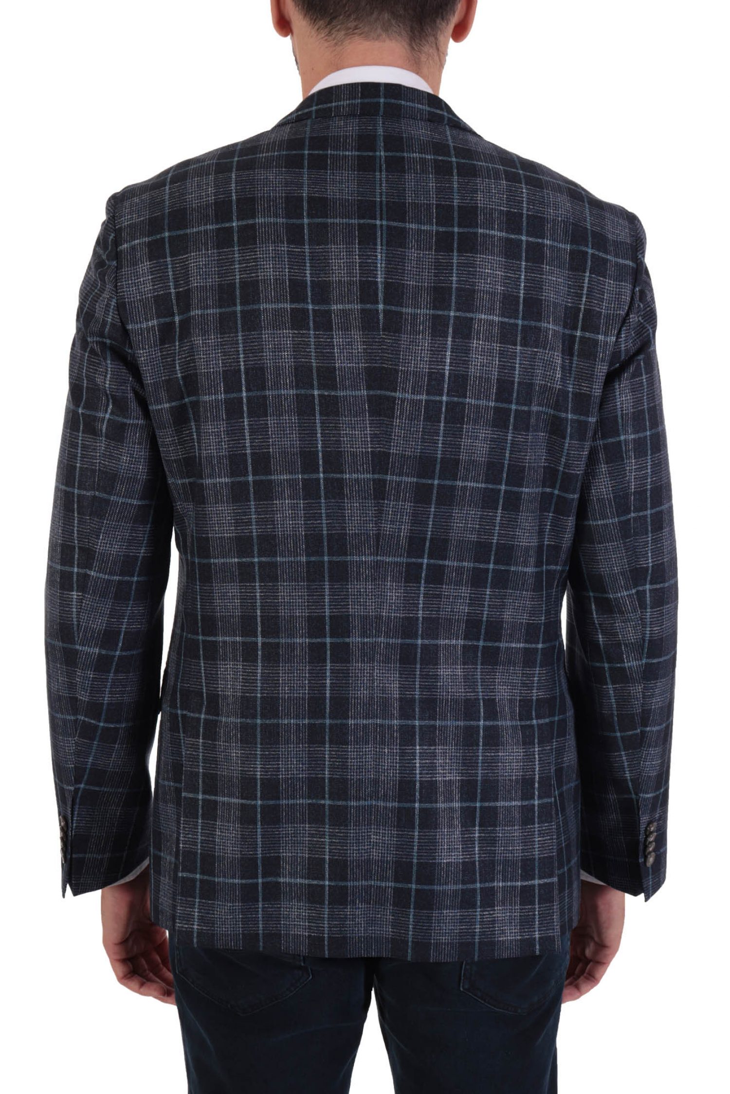 BOSS ΣΑΚΑΚΙ HARTLAY2 SLIM FIT SOFT CONSTRUCTED ΚΑΡΩ ΜΠΛΕ