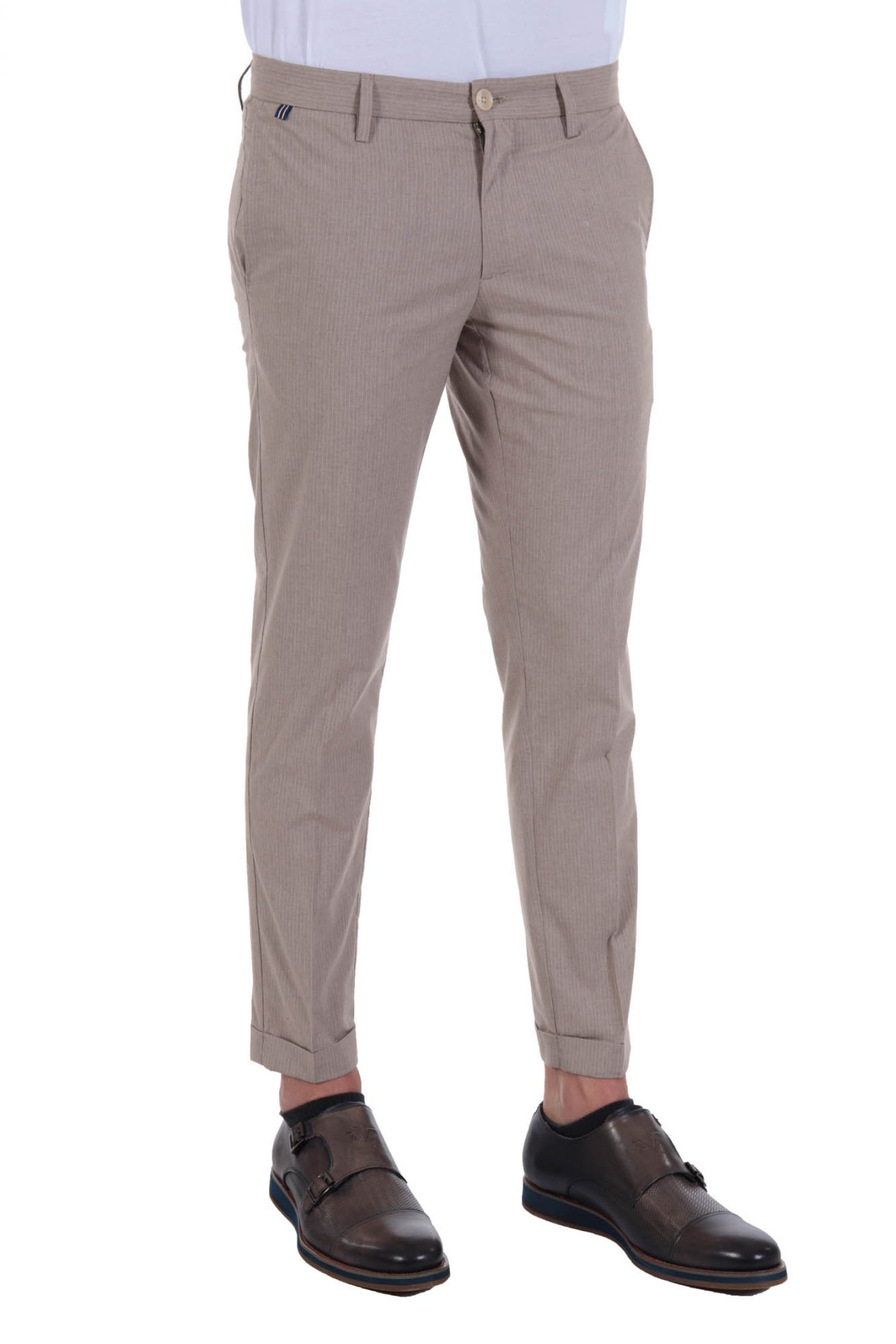 AT.P.CO ΠΑΝΤΕΛΟΝΙ CHINO ΨΙΛΟΡΙΓΟ SASA45 POP1/TS11 ΜΠΕΖ φωτογραφία