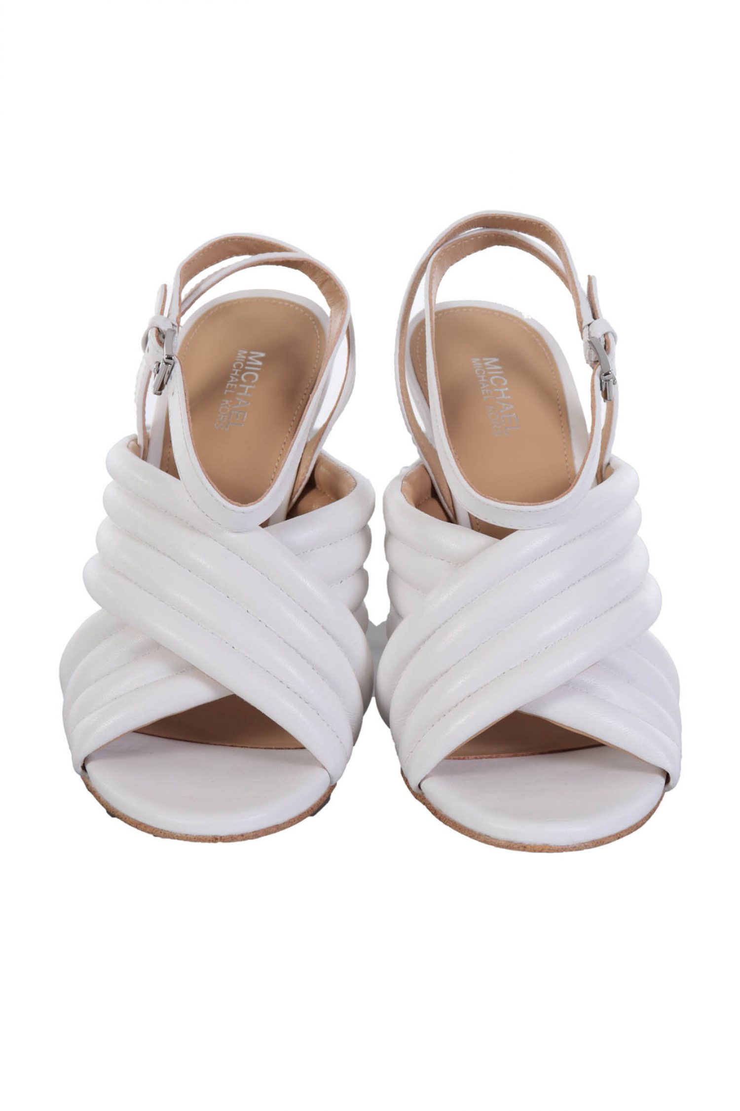 MICHAEL KORS ΠΑΠΟΥΤΣΙΑ ΠΕΔΙΛΑ ROYCE SANDAL ΛΕΥΚΟ