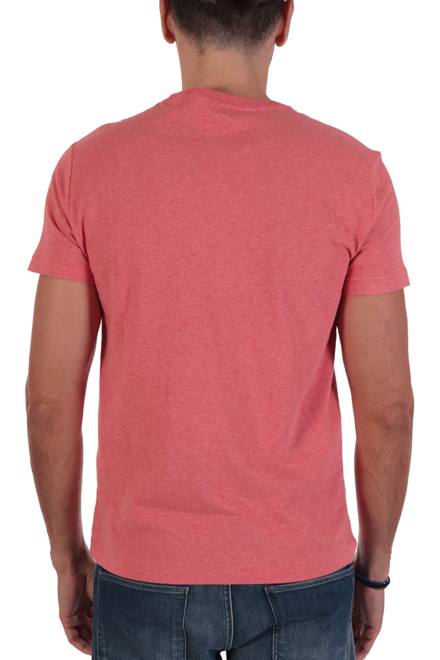 RALPH LAUREN T-SHIRT LOGO CUSTOM SLIM FIT ΡΟΔΙ φωτογραφία