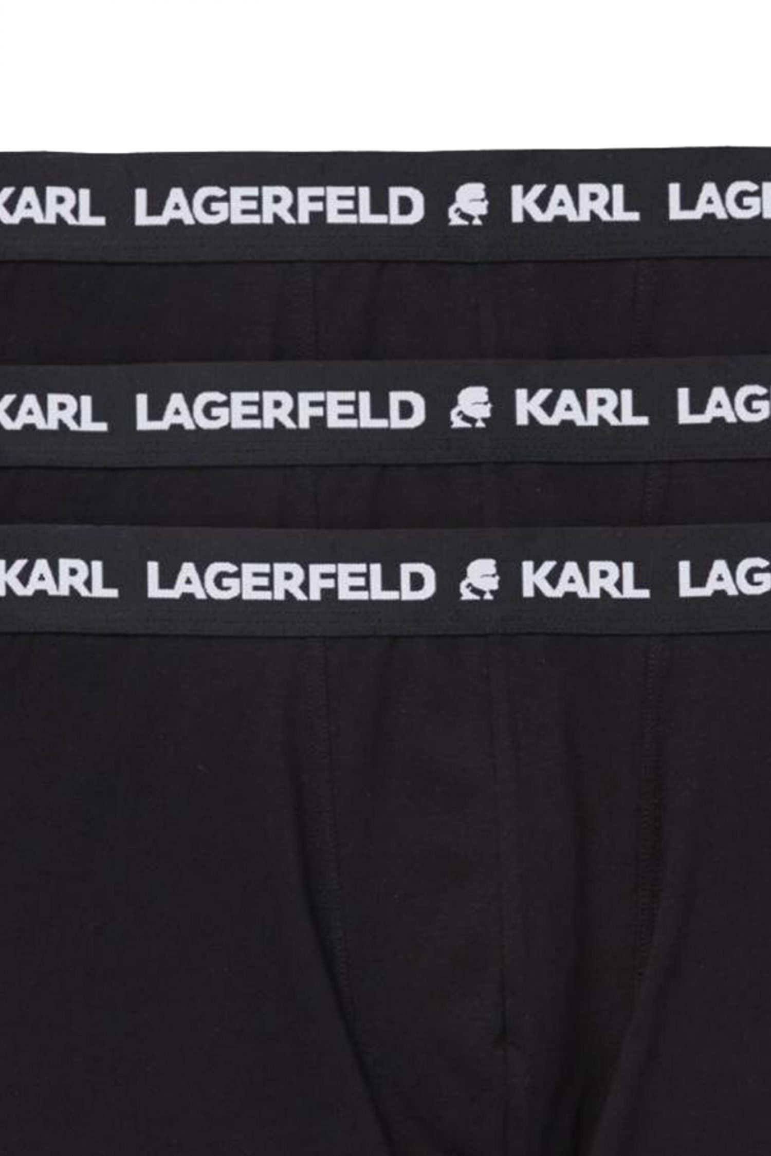 KARL LAGERFELD ΕΣΩΡΟΥΧΑ 3PACK TRUNKS ΜΑΥΡΟ φωτογραφία
