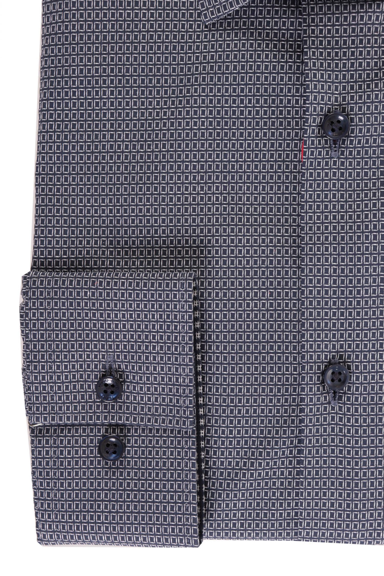 HUGO ΠΟΥΚΑΜΙΣΟ KOEY SLIM FIT ΜΙΚΡΟΣΧΕΔΙΟ ΜΠΛΕ φωτογραφία