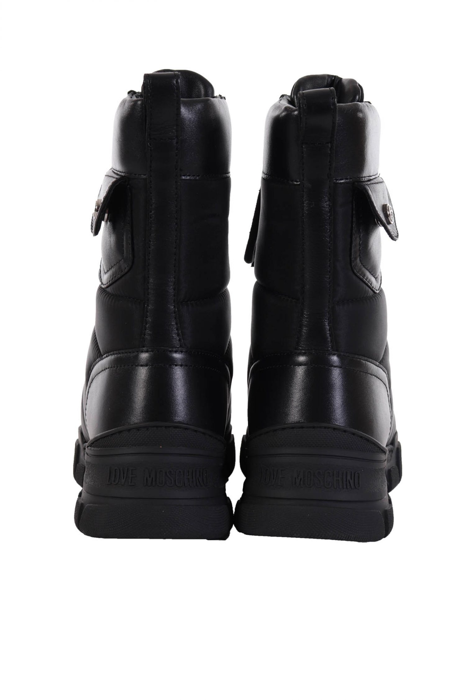 LOVE MOSCHINO ΠΑΠΟΥΤΣΙΑ SNEAKERD.TREK45 VIT ΜΑΥΡΟ