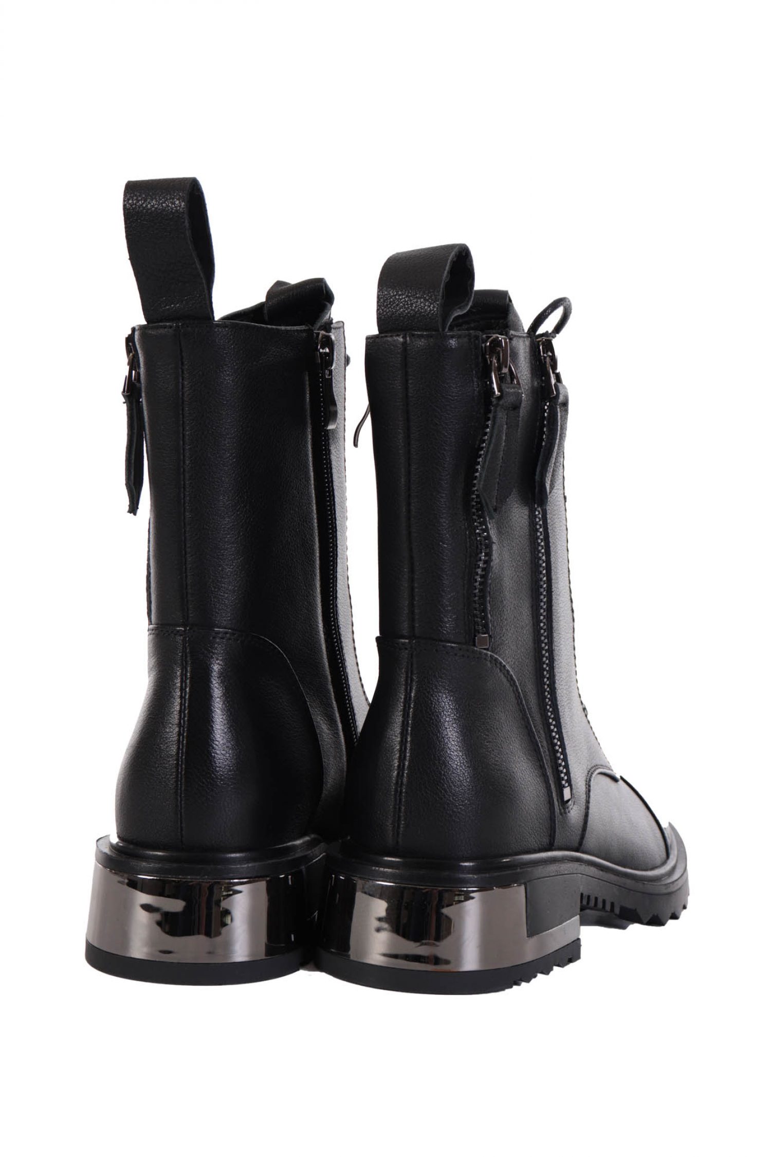 V 19.69 ΠΑΠΟΥΤΣΙΑ ΜΠΟΤΑΚΙΑ ΜΕ ΚΟΡΔΟΝΙΑ ΜΕΤΑΛΛΙΚΕΣ ΛΕΠΤΟΜΕΡΕΙΕΣ ΣΤΟ ΤΑΚΟΥΝΙ ΜΑΥΡΟ