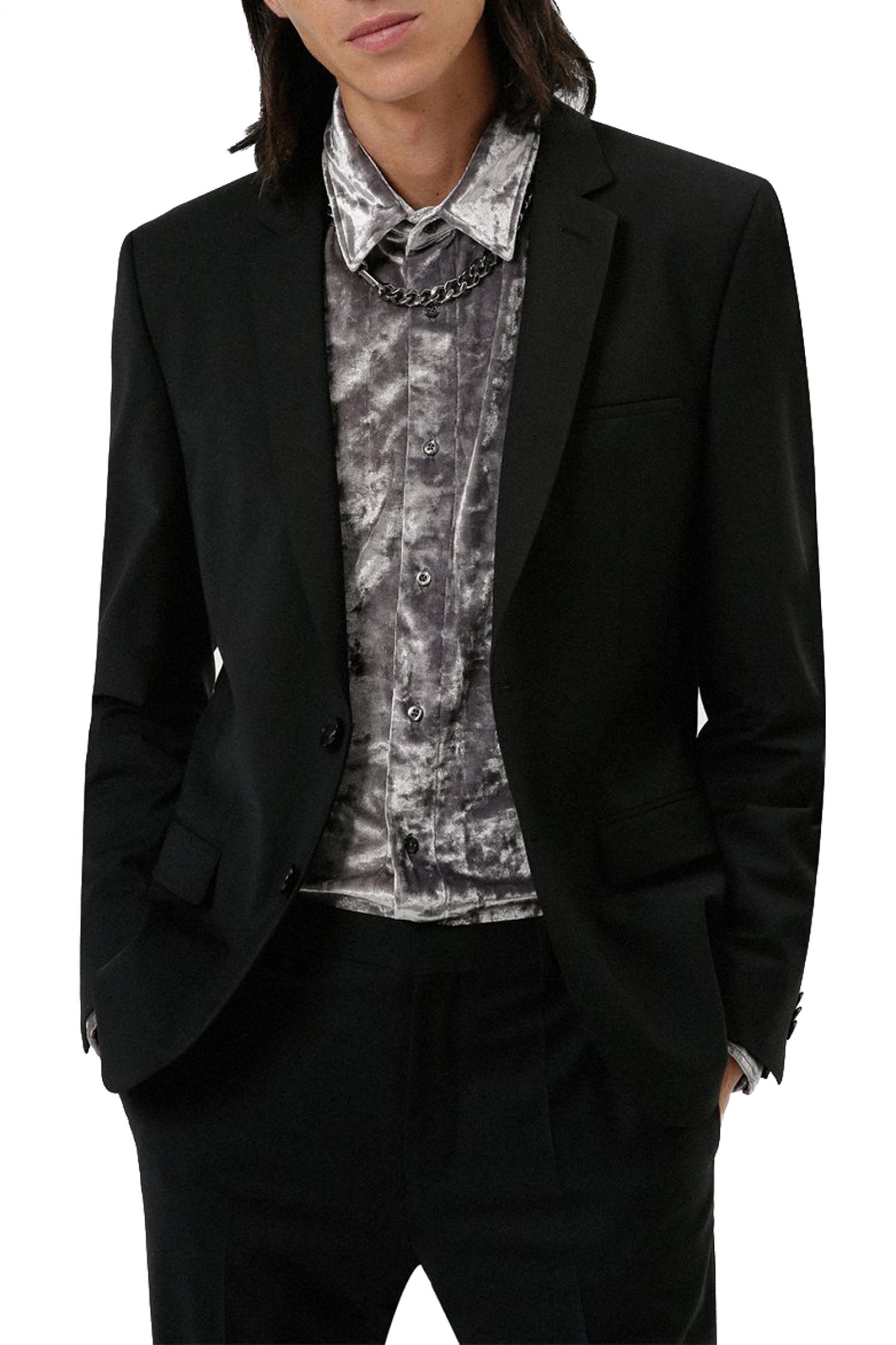 HUGO PERFORMANCE ΚΟΣΤΟΥΜΙ EXTRA SLIM FIT SUPER FLEX ART/HESTEN212X ΜΑΥΡΟ