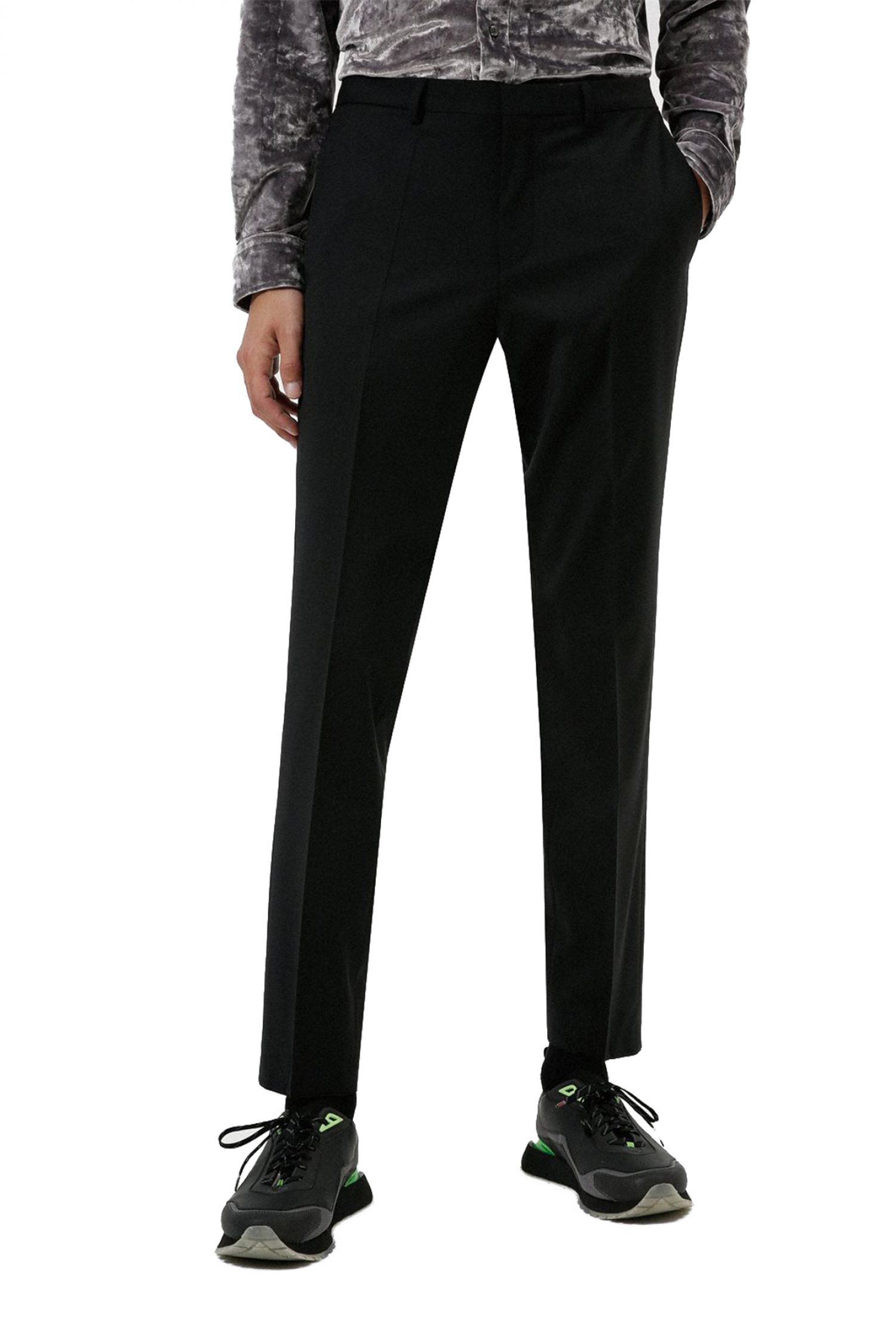 HUGO PERFORMANCE ΚΟΣΤΟΥΜΙ EXTRA SLIM FIT SUPER FLEX ART/HESTEN212X ΜΑΥΡΟ φωτογραφία