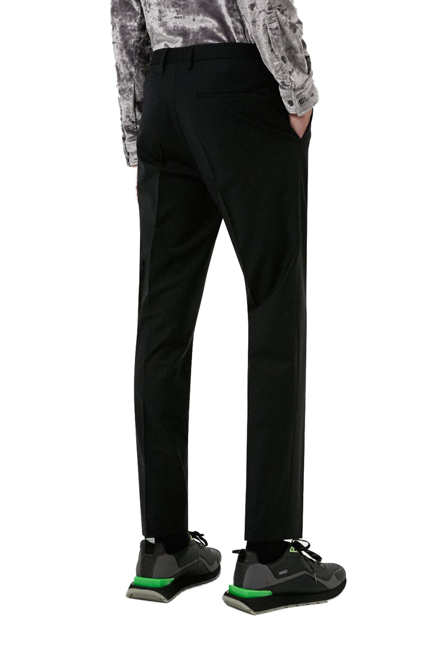 HUGO PERFORMANCE ΚΟΣΤΟΥΜΙ EXTRA SLIM FIT SUPER FLEX ART/HESTEN212X ΜΑΥΡΟ