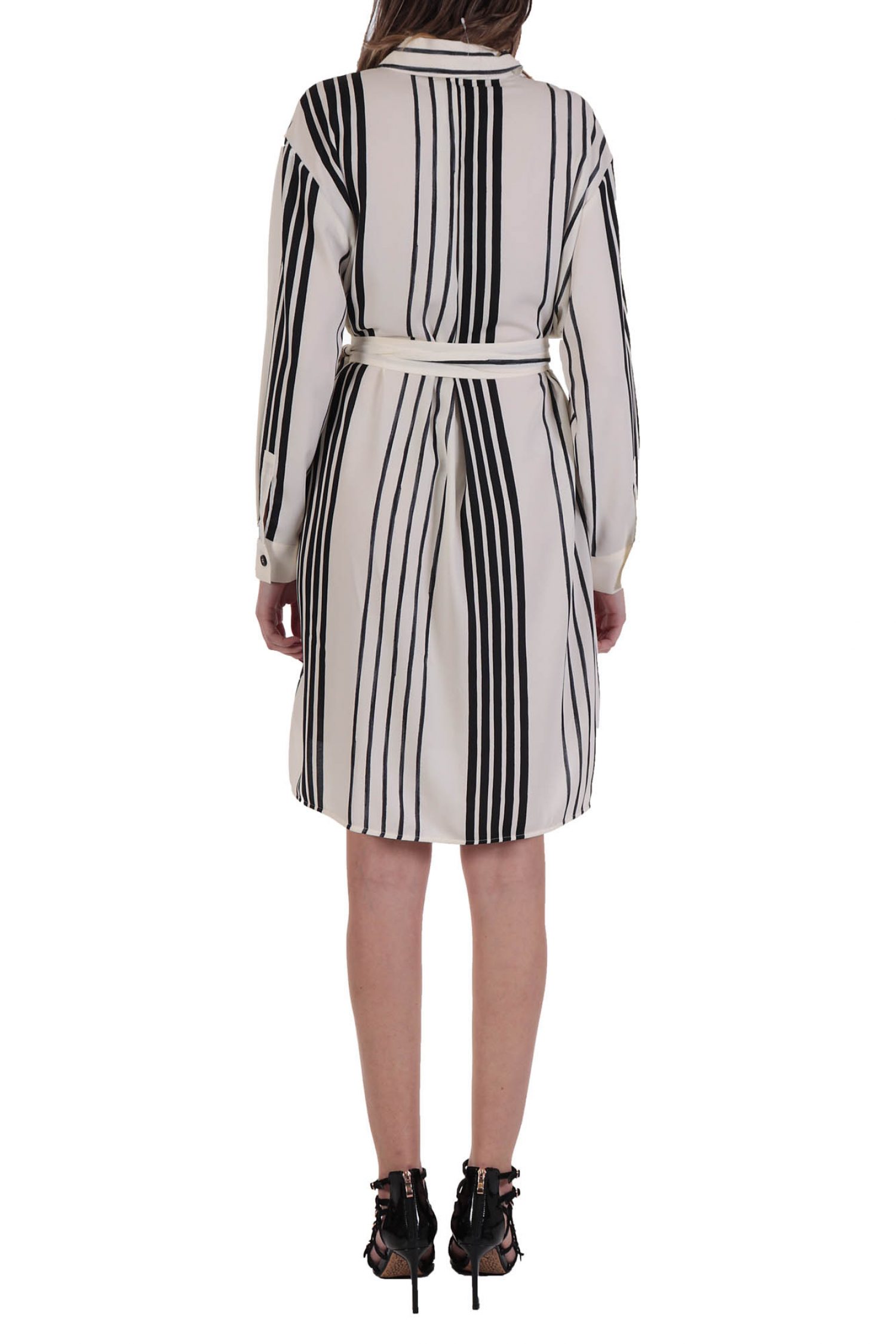 MARELLA 365 ΦΟΡΕΜΑ ΡΙΓΕ ΜΑΚΡΥ AGNELLI ΥΠΟΛΕΥΚΟ-ΜΑΥΡΟ φωτογραφία