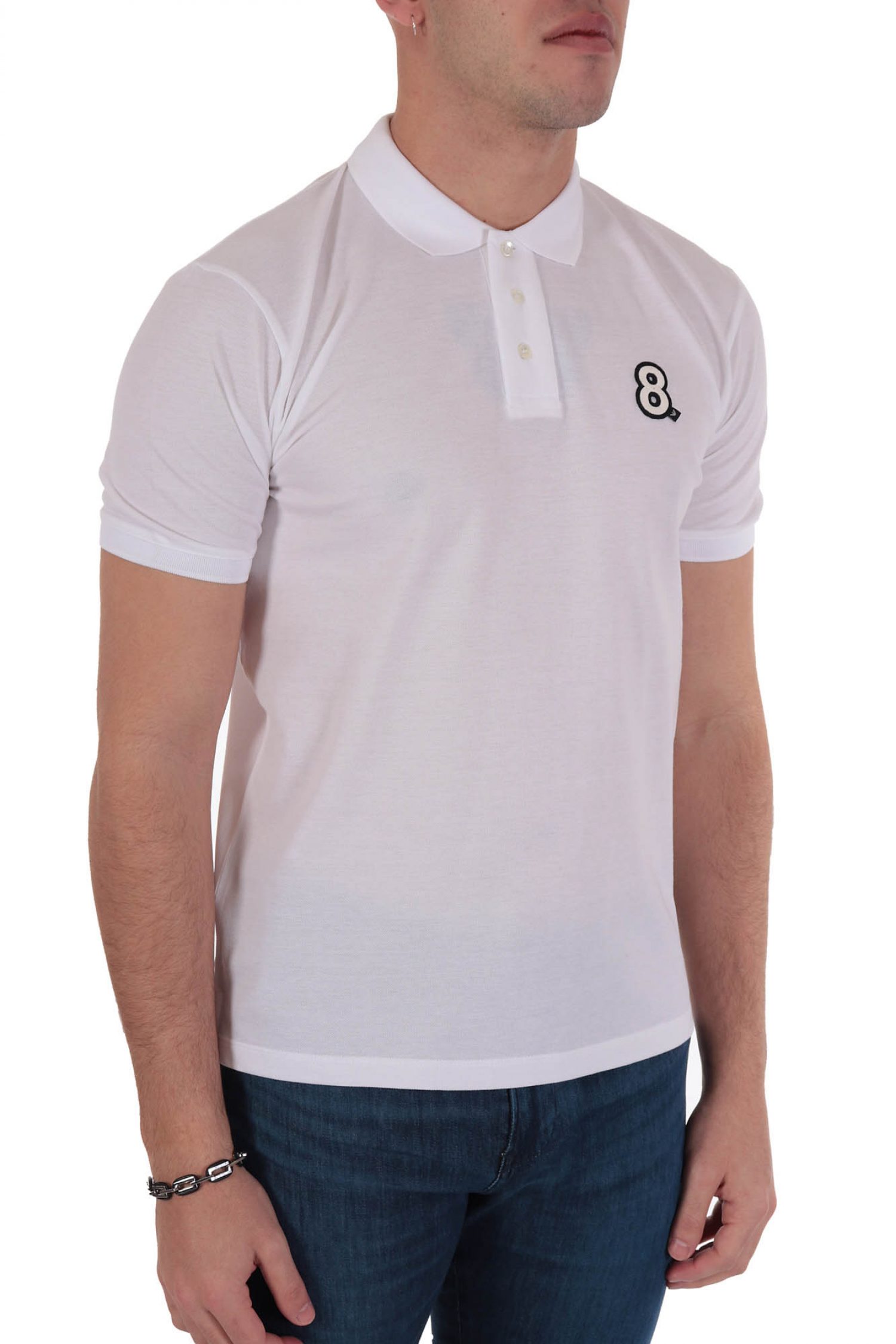 EMPORIO ARMANI POLO LOGO ΛΕΥΚΟ