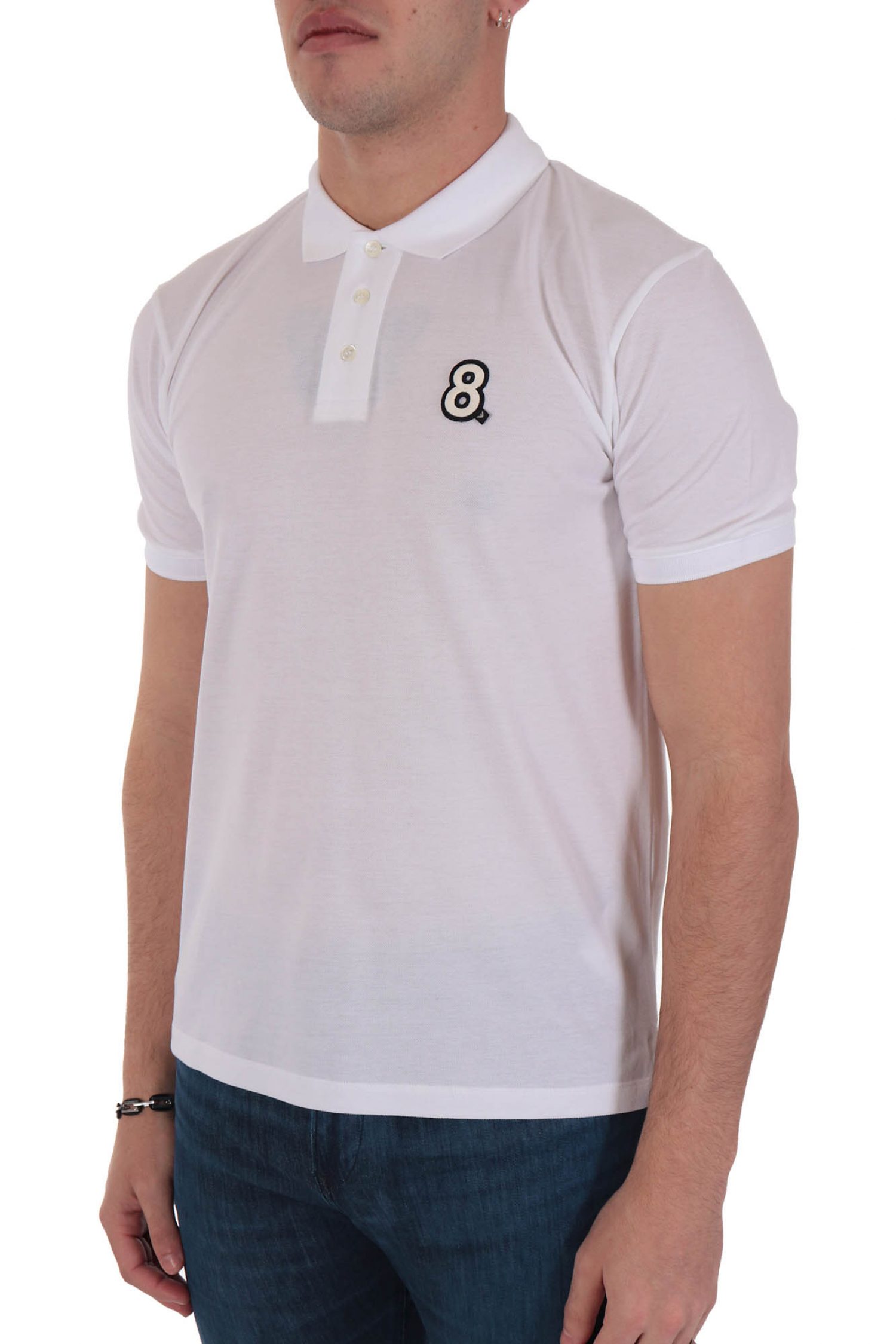 EMPORIO ARMANI POLO LOGO ΛΕΥΚΟ φωτογραφία