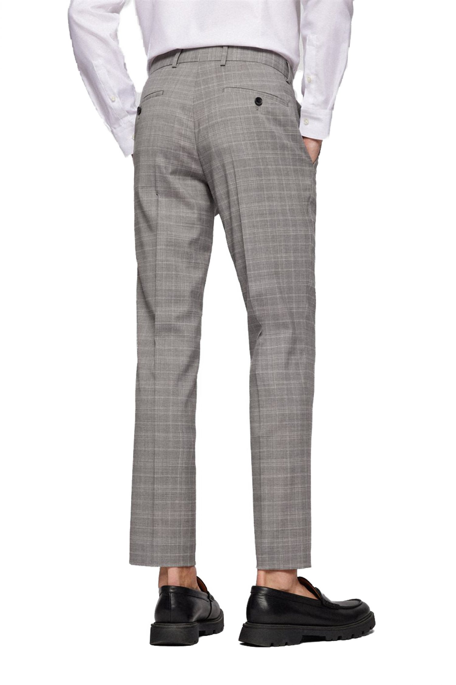 BOSS ΚΟΣΤΟΥΜΙ ΚΑΡΩ ΜΕ ΓΙΛΕΚΟ SLIM FIT H-HUGE-3PCS-222 ΓΚΡΙ φωτογραφία