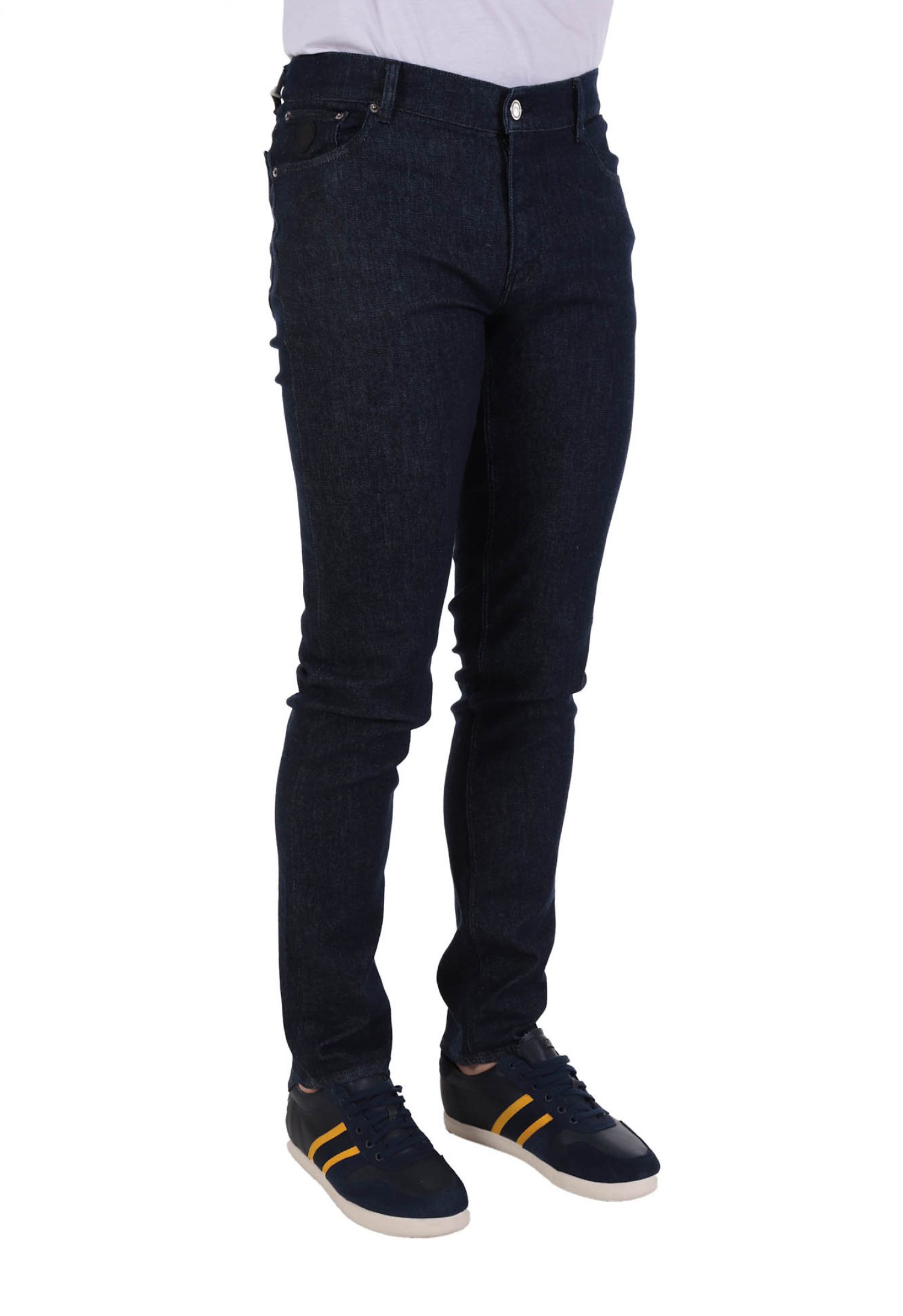 TRUSSARDI JEANS ΠΑΝΤΕΛΟΝΙ JEANS 370 CLOSE SLIM TAPERED FIT ΜΠΛΕ φωτογραφία