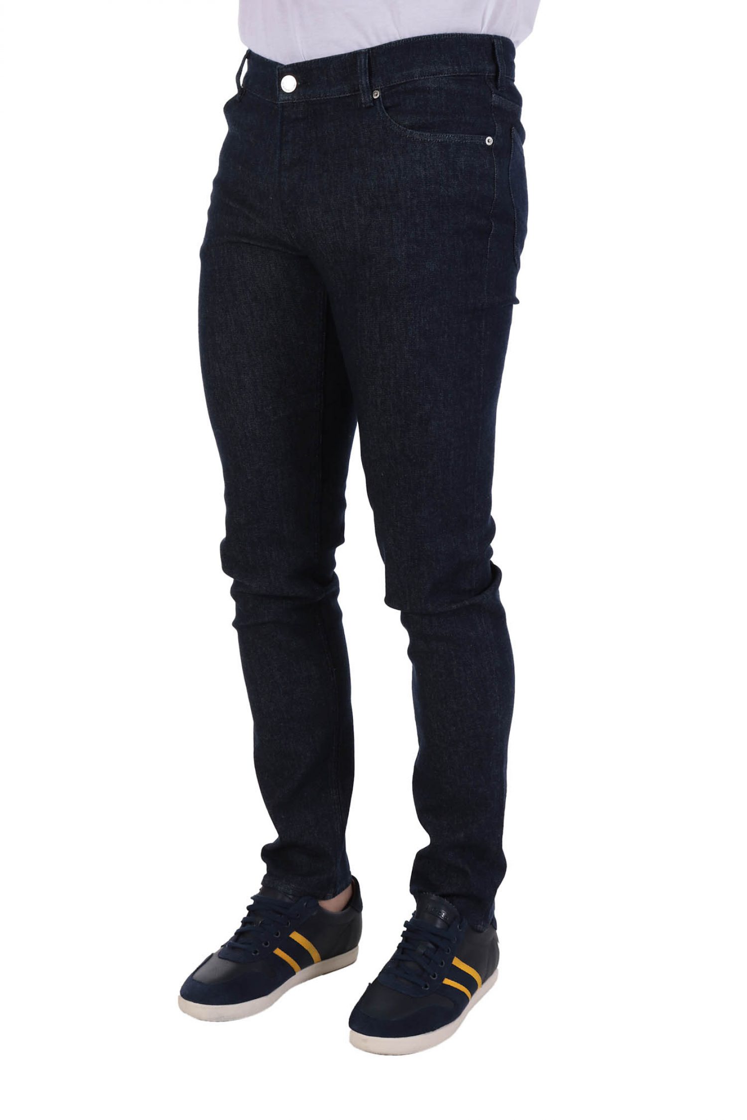 TRUSSARDI JEANS ΠΑΝΤΕΛΟΝΙ JEANS 370 CLOSE SLIM TAPERED FIT ΜΠΛΕ φωτογραφία
