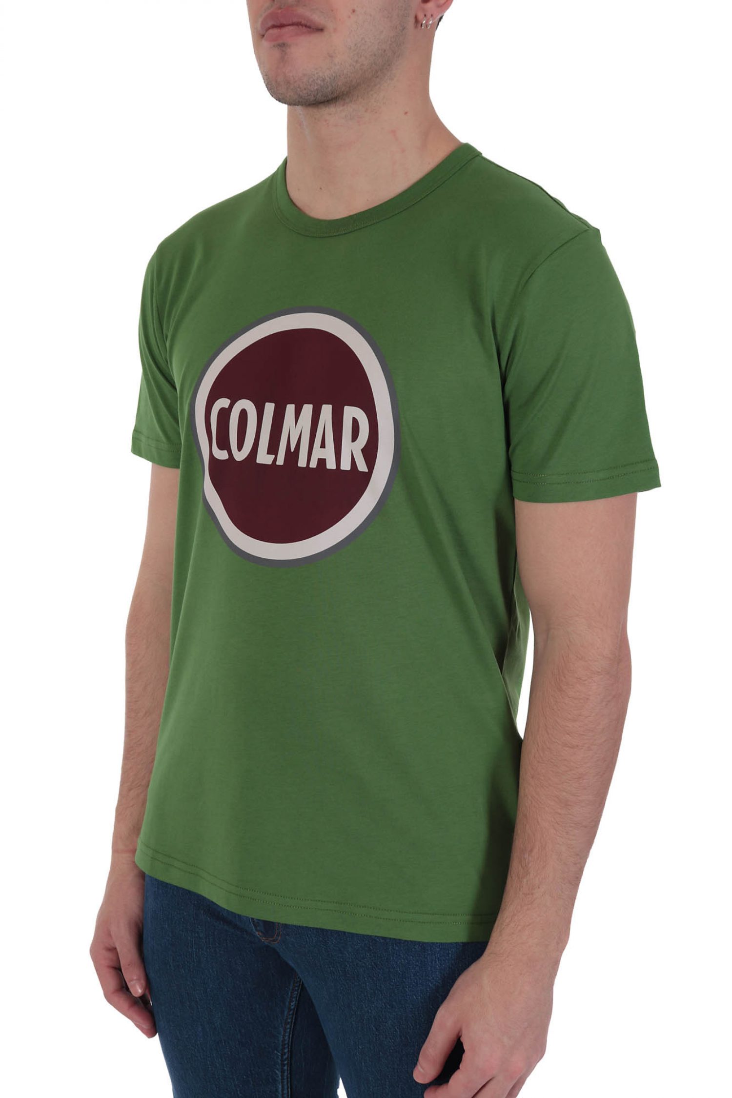 COLMAR T-SHIRT FRIDA REGULAR FIT BIG LOGO ΠΡΑΣΙΝΟ φωτογραφία