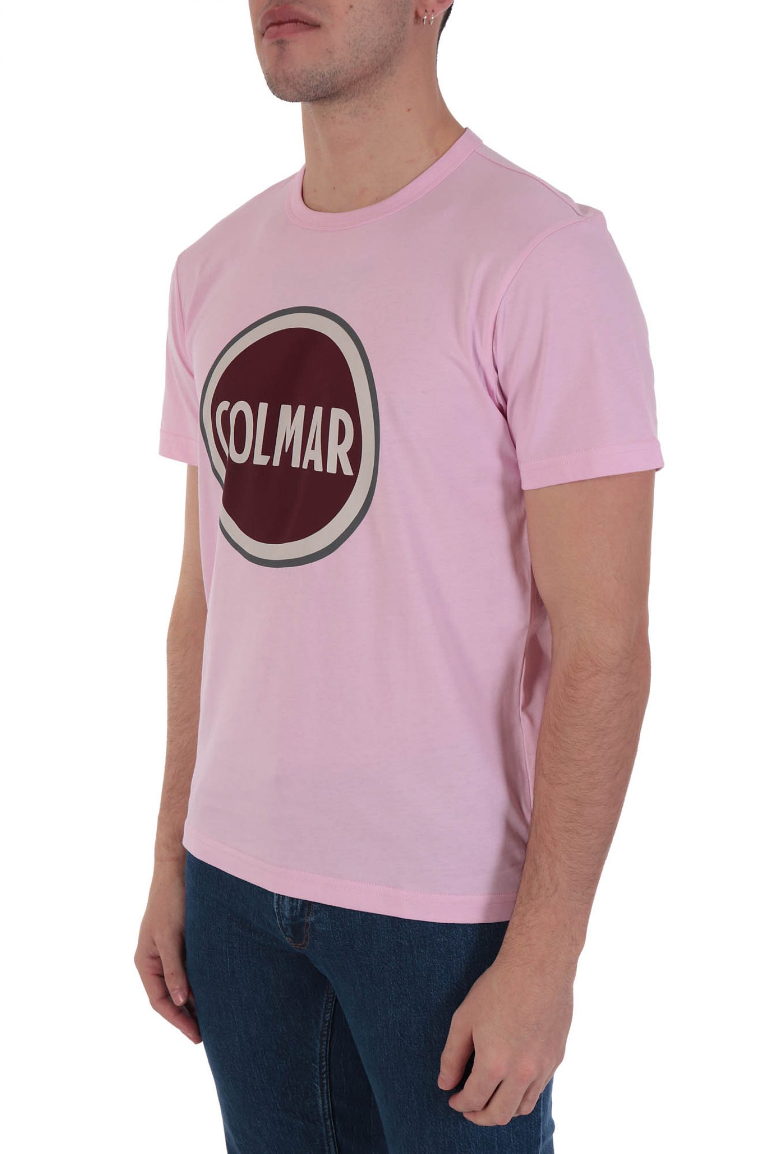 COLMAR T-SHIRT FRIDA REGULAR FIT BIG LOGO ΡΟΖ
