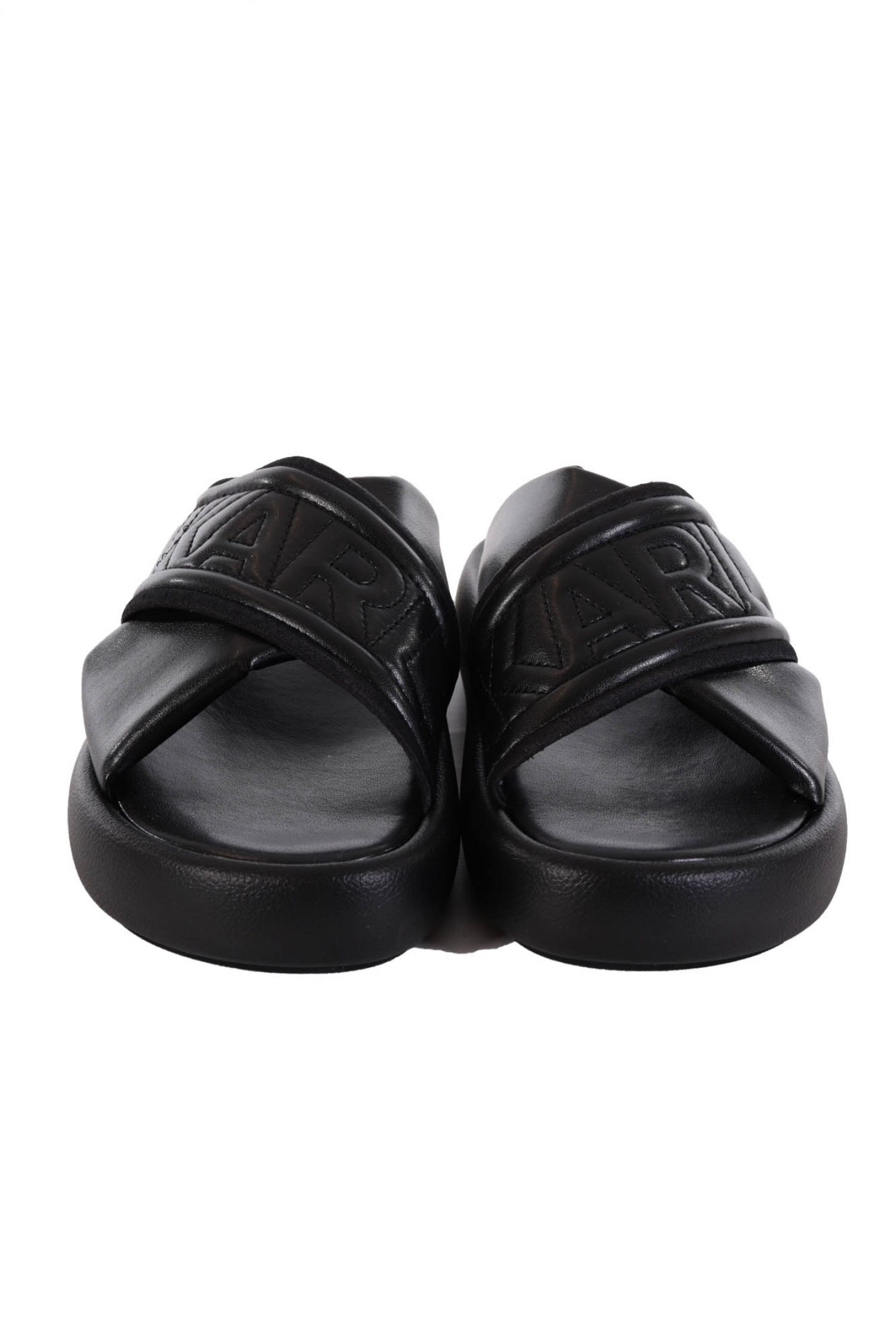 KARL LAGERFELD ΠΑΠΟΥΤΣΙΑ ΠΑΝΤΟΦΛΕΣ LAGUNA PUFFA STRAP SLIDE ΜΑΥΡΟ φωτογραφία