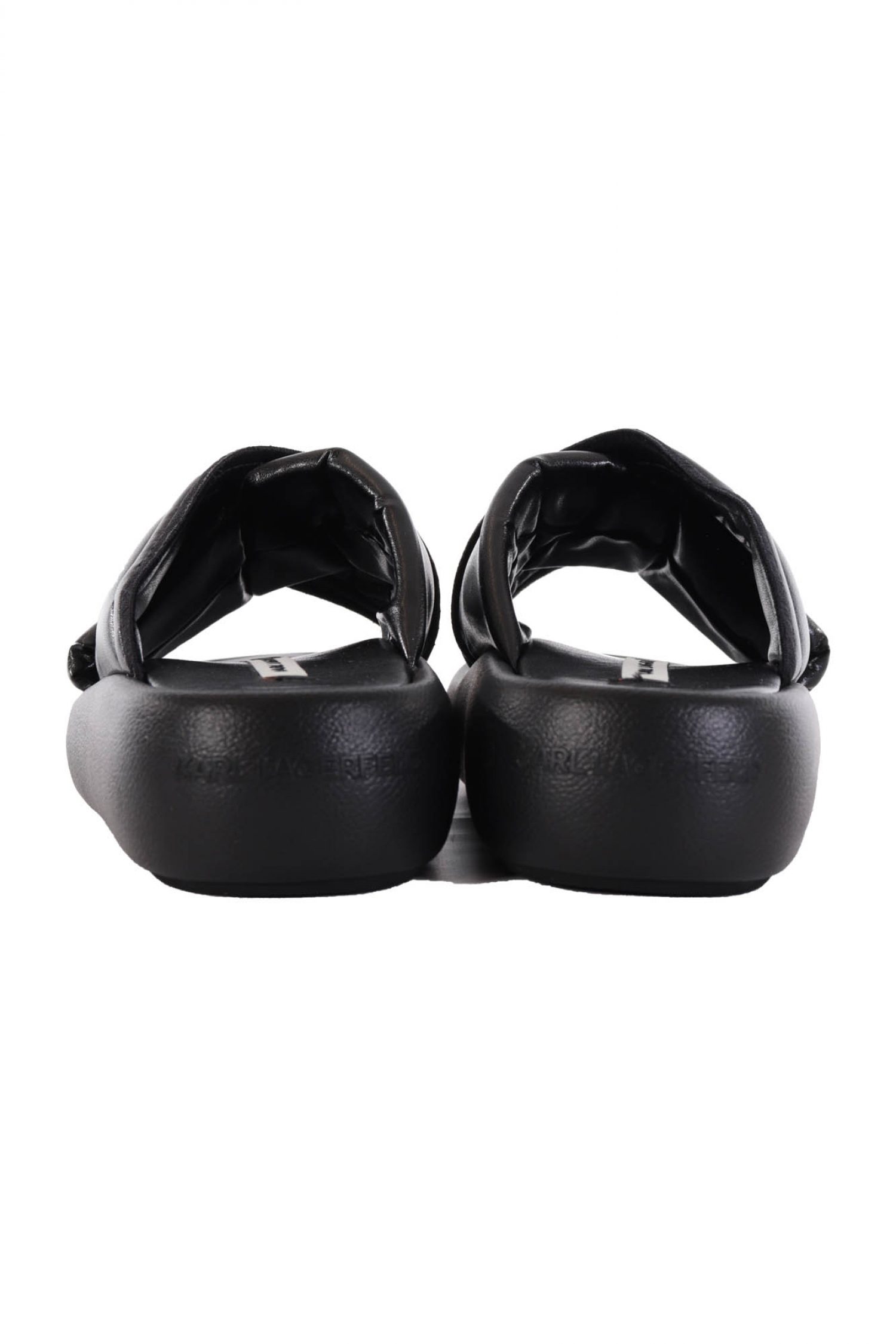 KARL LAGERFELD ΠΑΠΟΥΤΣΙΑ ΠΑΝΤΟΦΛΕΣ LAGUNA PUFFA STRAP SLIDE ΜΑΥΡΟ φωτογραφία