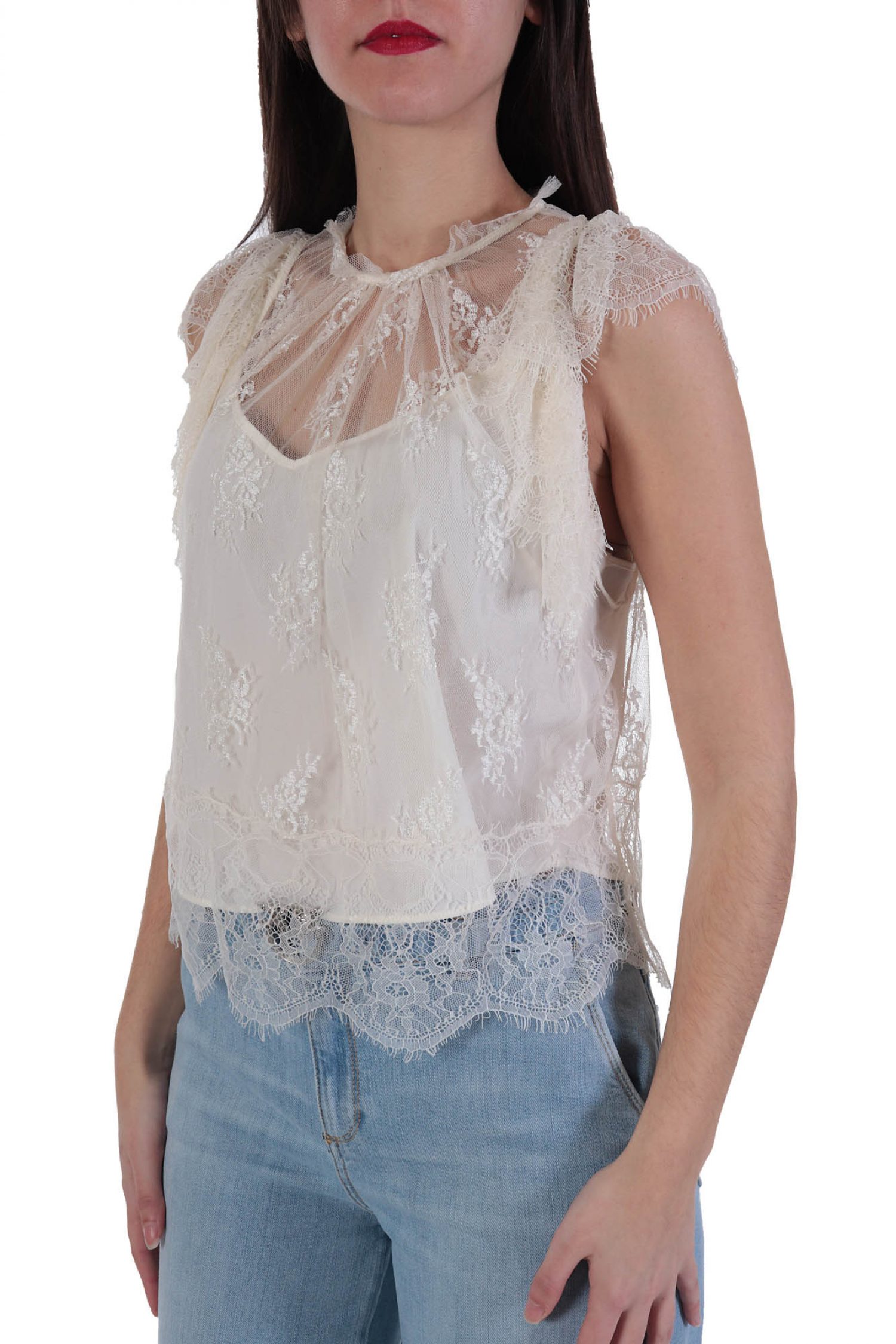 PINKO TOP STRESA PIZZO ΔΑΝΤΕΛΑ ΒΟΛΑΝ ΙΒΟΥΑΡ φωτογραφία