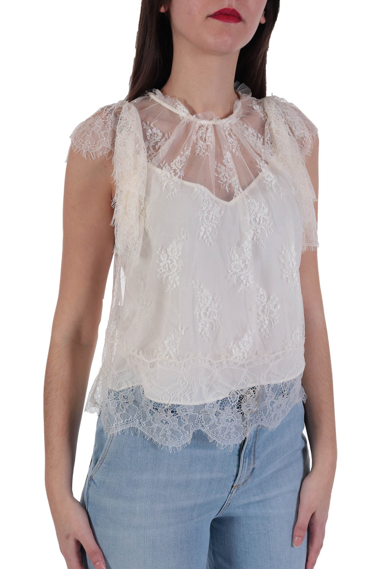 PINKO TOP STRESA PIZZO ΔΑΝΤΕΛΑ ΒΟΛΑΝ ΙΒΟΥΑΡ φωτογραφία