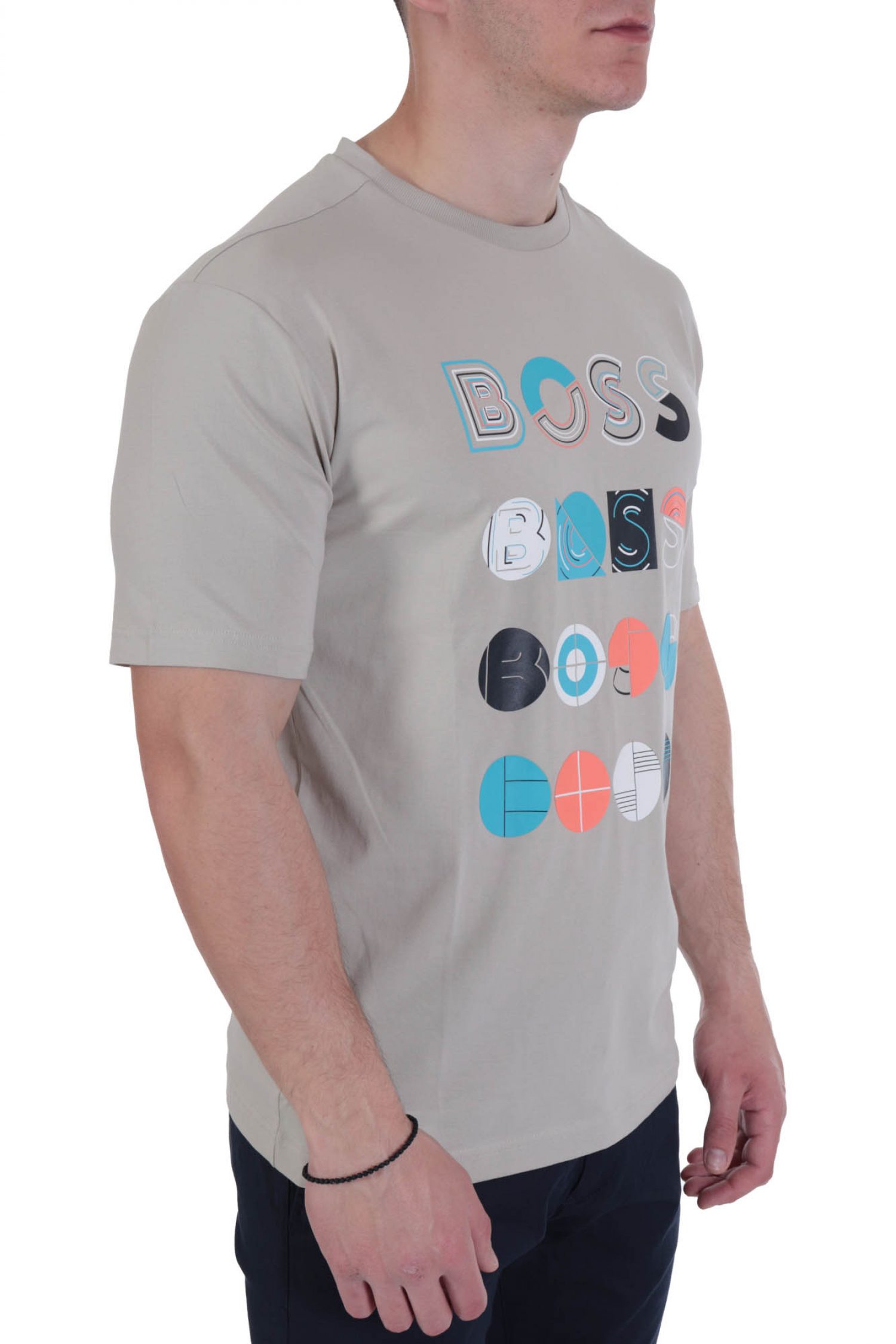 BOSS ATHLEISURE T-SHIRT TEE 3 ΜΠΕΖ