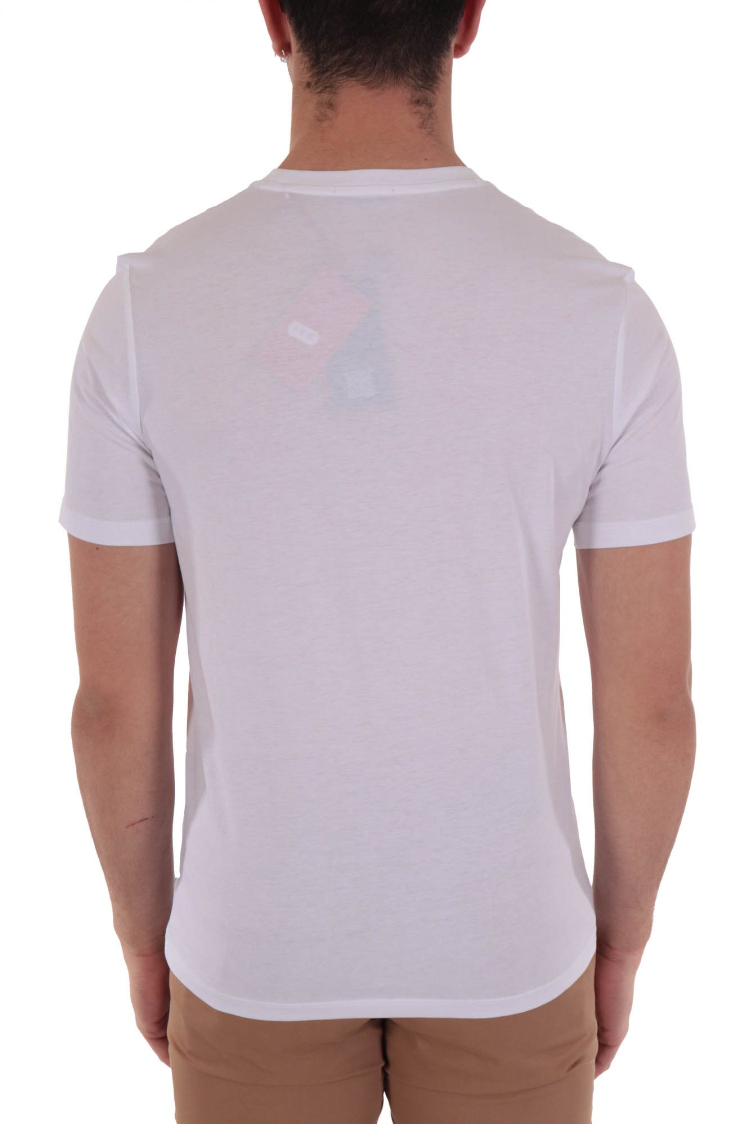 HUGO T-SHIRT DULIVIO ΛΕΥΚΟ