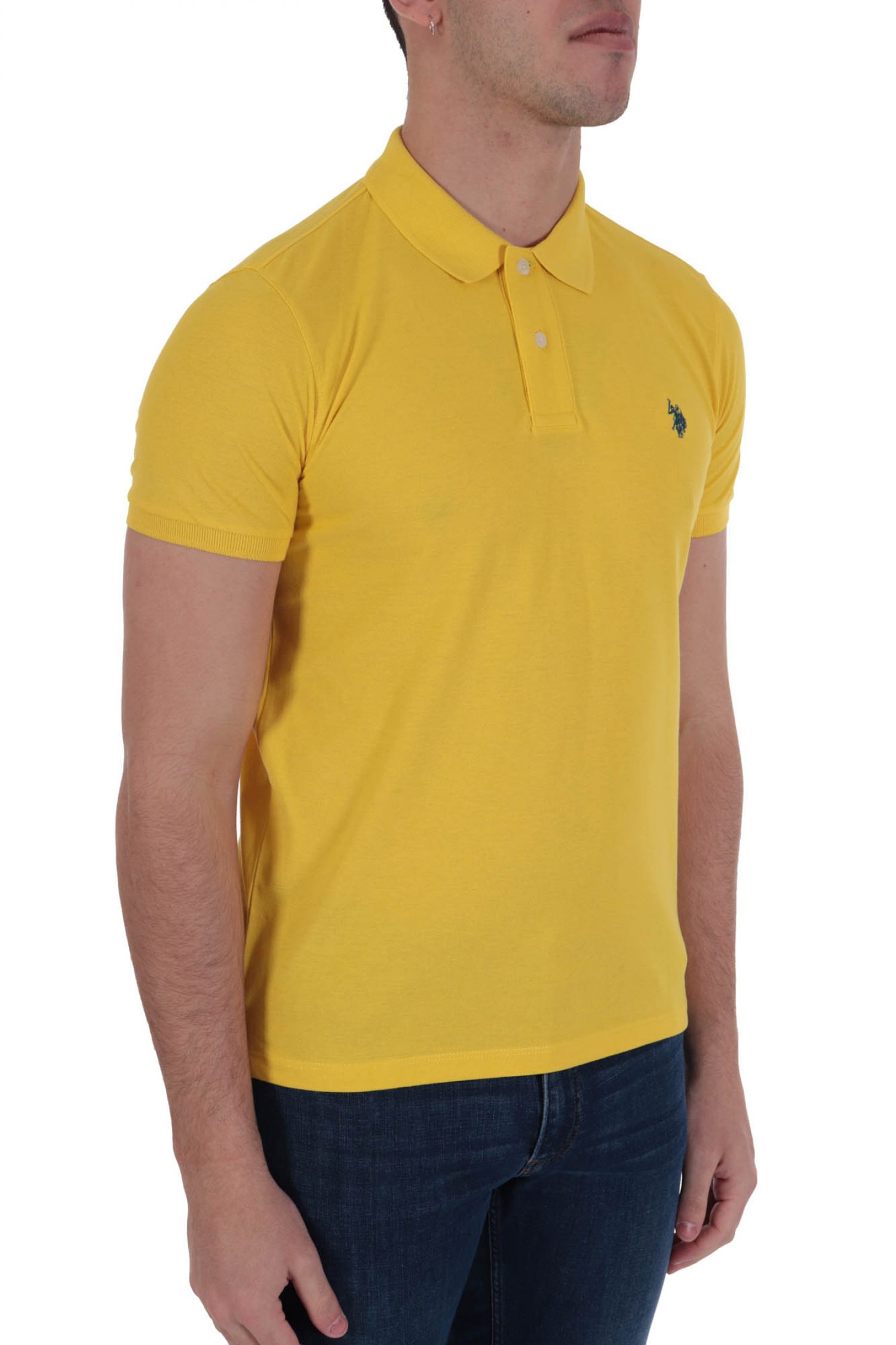 U.S. POLO ASSN POLO KING LOGO ΚΙΤΡΙΝΟ