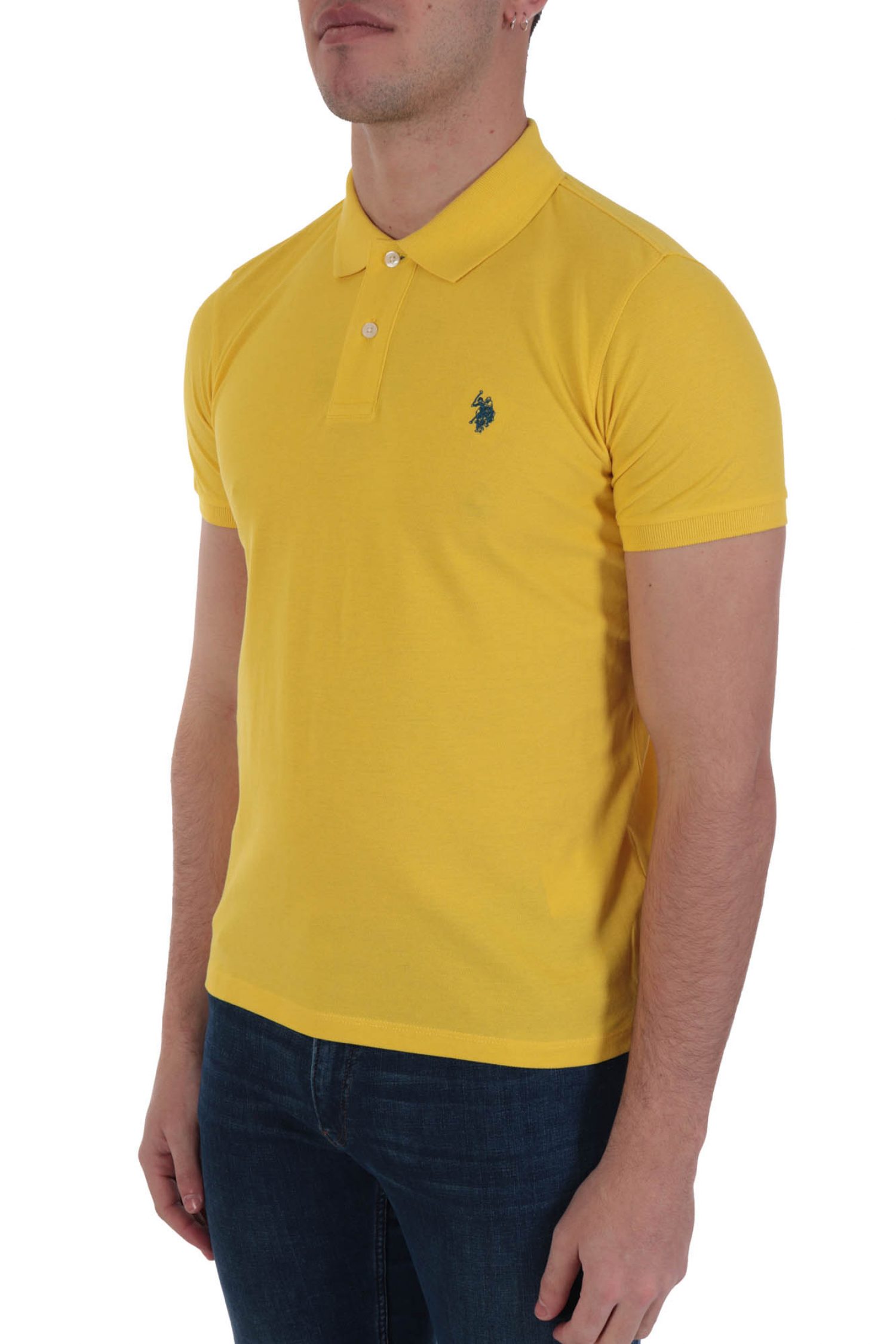 U.S. POLO ASSN POLO KING LOGO ΚΙΤΡΙΝΟ