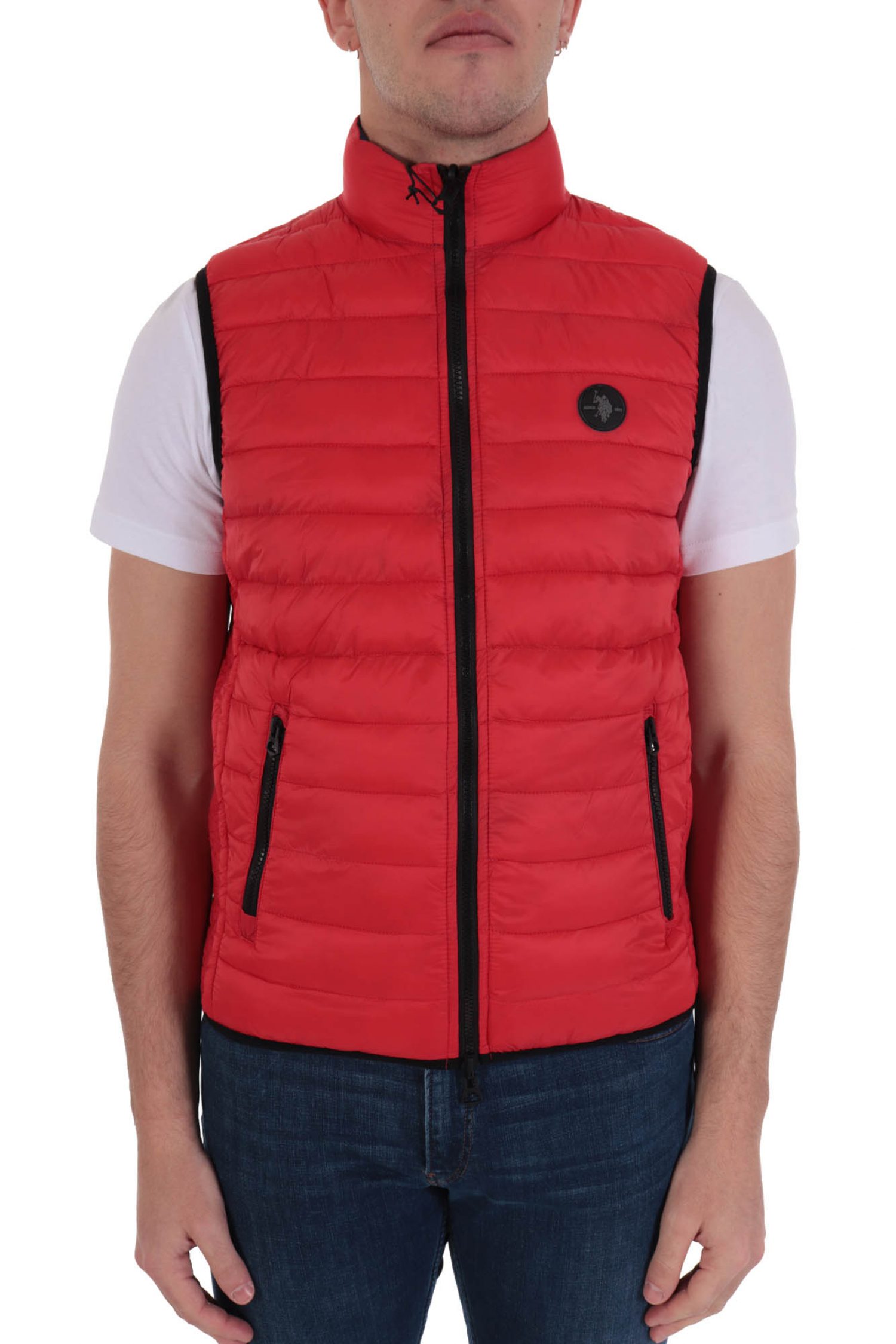 U.S. POLO ASSN ΜΠΟΥΦΑΝ ΑΜΑΝΙΚΟ REVERSIBLE CODY ΚΟΚΚΙΝΟ-ΜΠΛΕ φωτογραφία