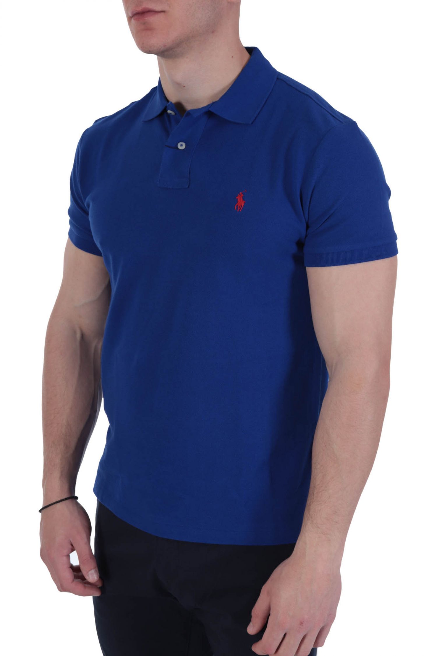 RALPH LAUREN POLO CUSTOM SLIM FIT ΡΟΥΑ ΜΠΛΕ