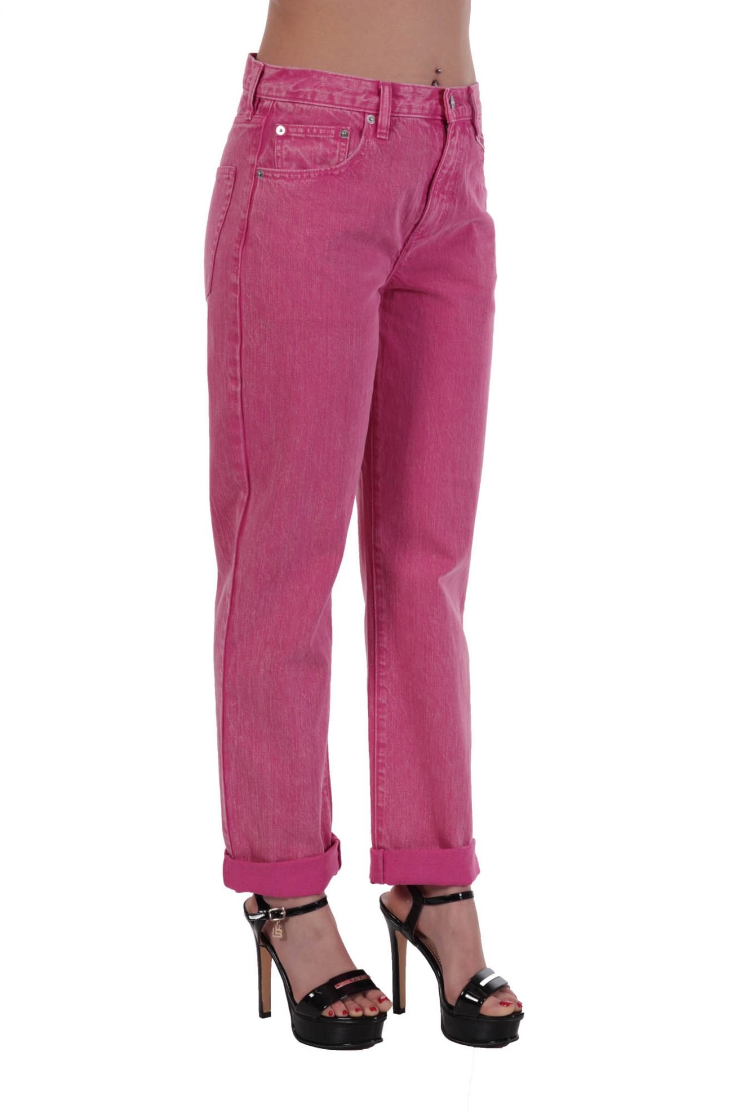 MICHAEL KORS ΠΑΝΤΕΛΟΝΙ JEANS ΡΕΒΕΡ ΤΕΛΕΙΩΜΑ ΦΟΥΞΙΑ φωτογραφία