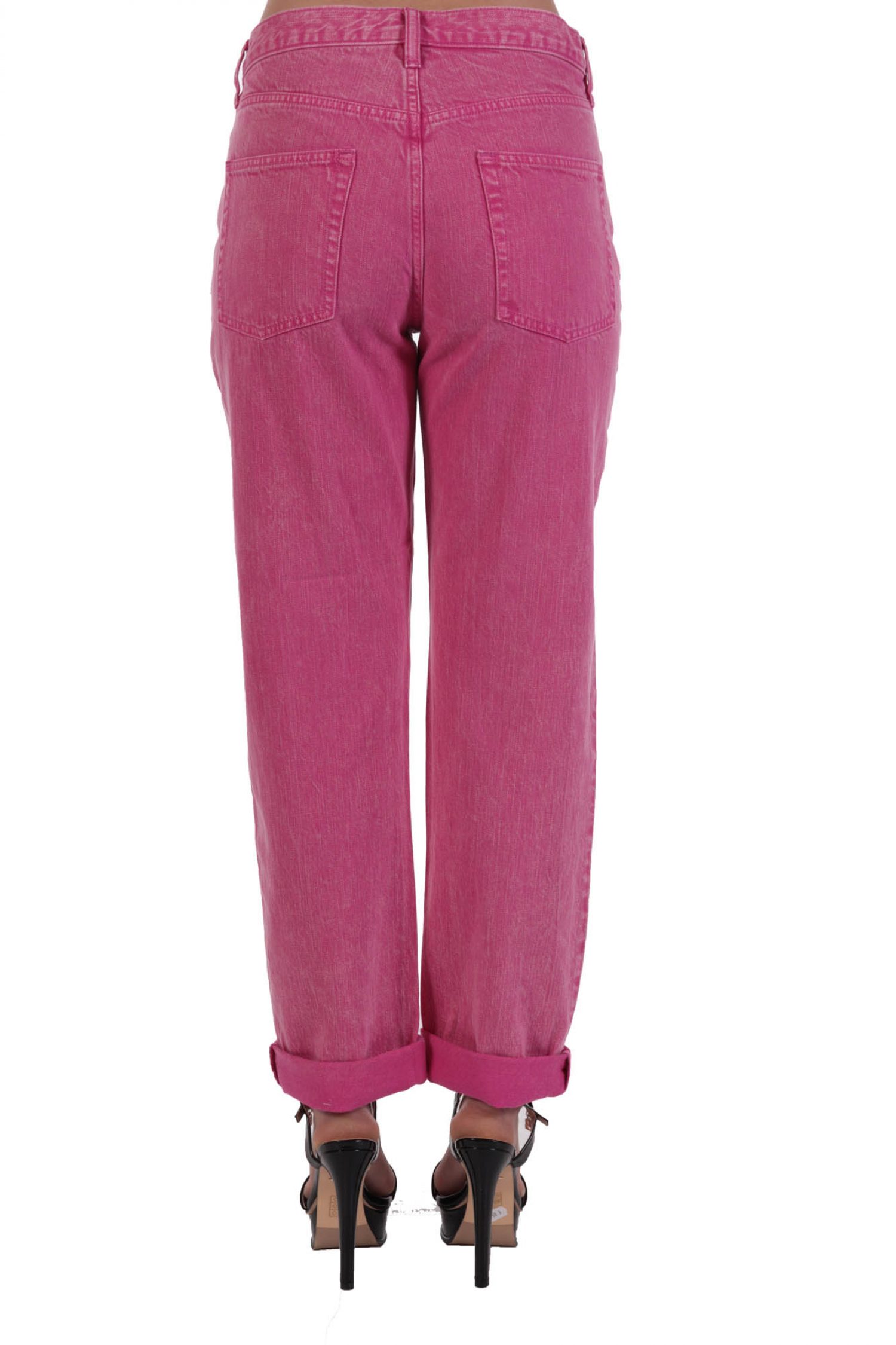 MICHAEL KORS ΠΑΝΤΕΛΟΝΙ JEANS ΡΕΒΕΡ ΤΕΛΕΙΩΜΑ ΦΟΥΞΙΑ φωτογραφία