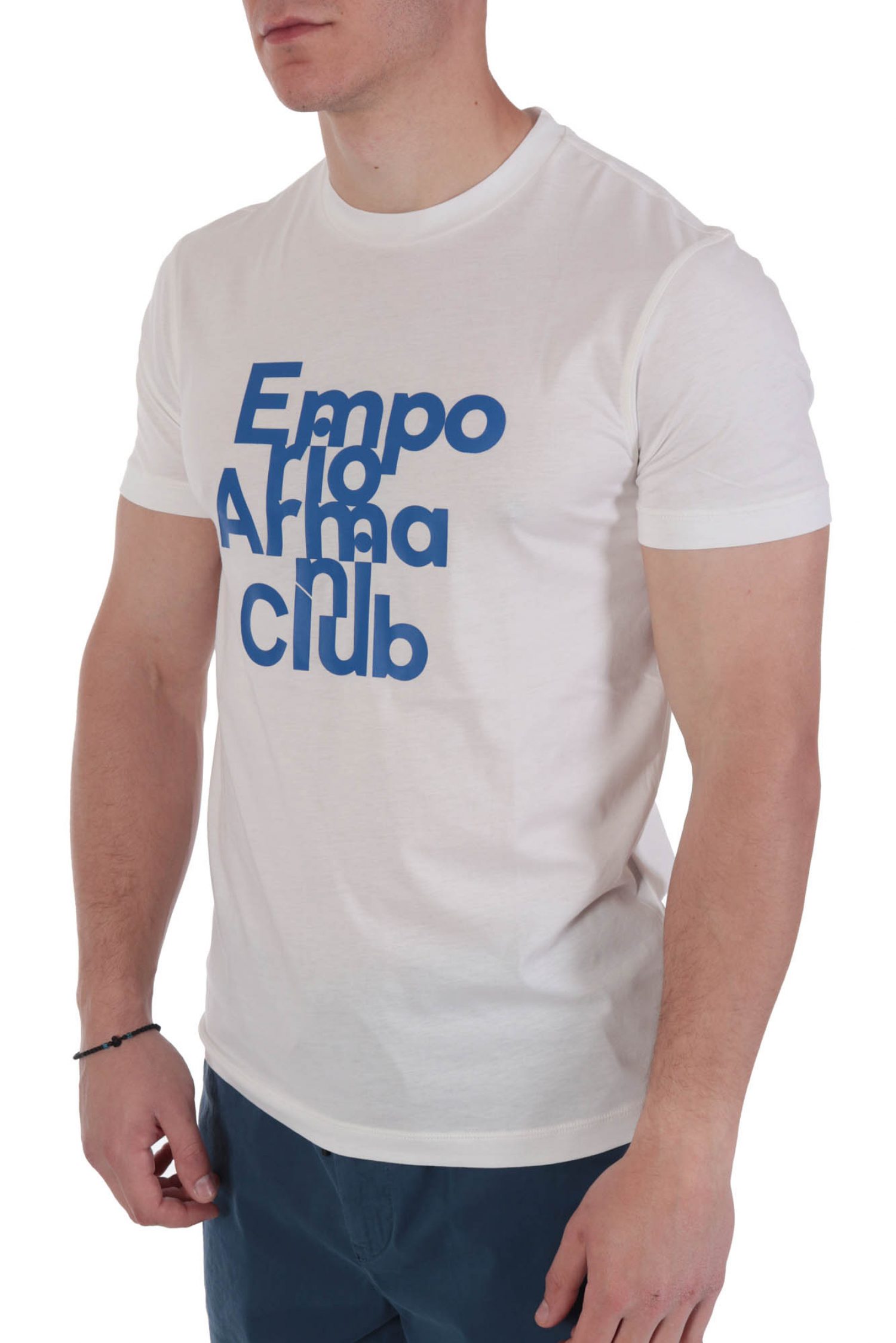 EMPORIO ARMANI T-SHIRT LOGO ΛΕΥΚΟ φωτογραφία