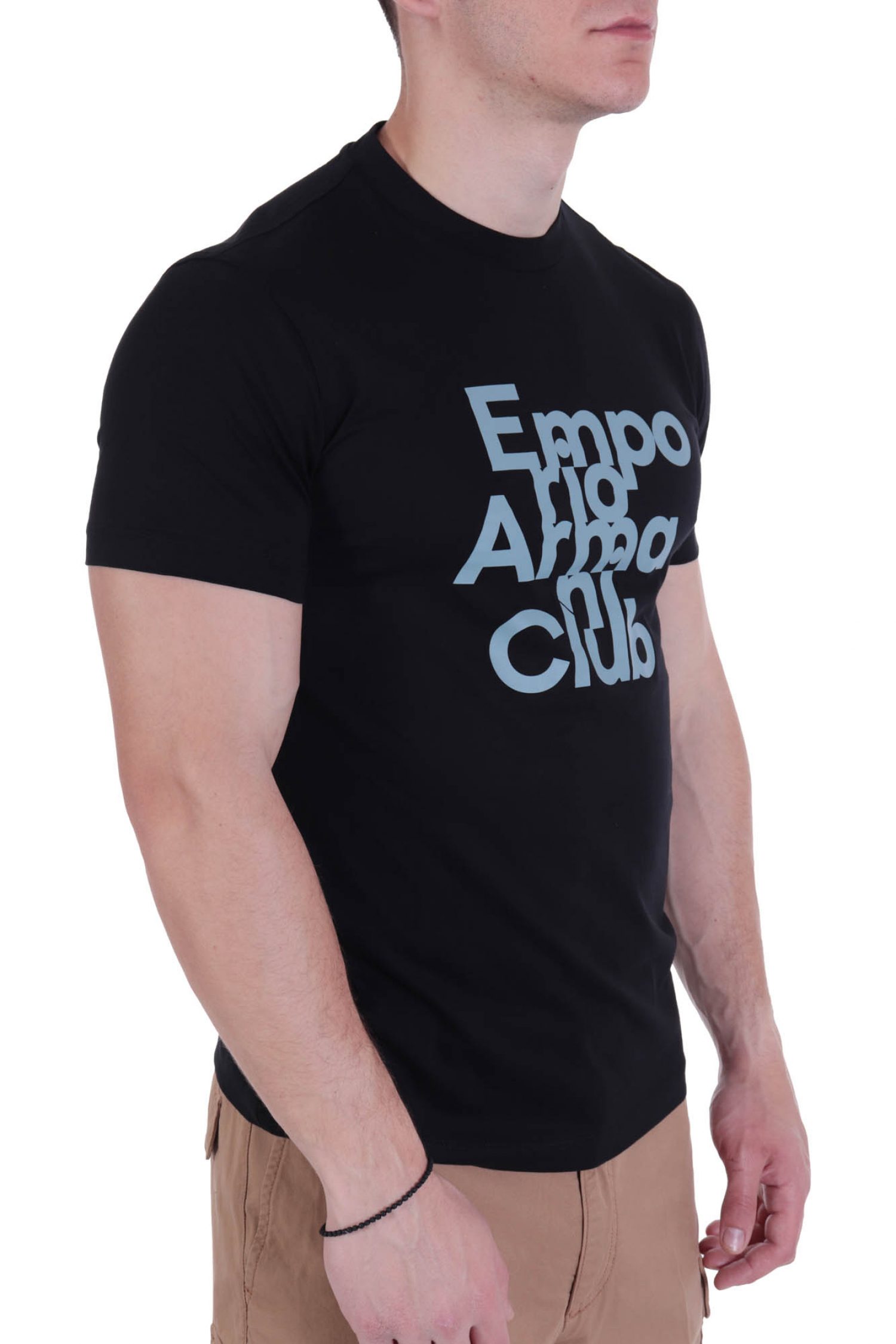 EMPORIO ARMANI T-SHIRT LOGO ΜΑΥΡΟ φωτογραφία