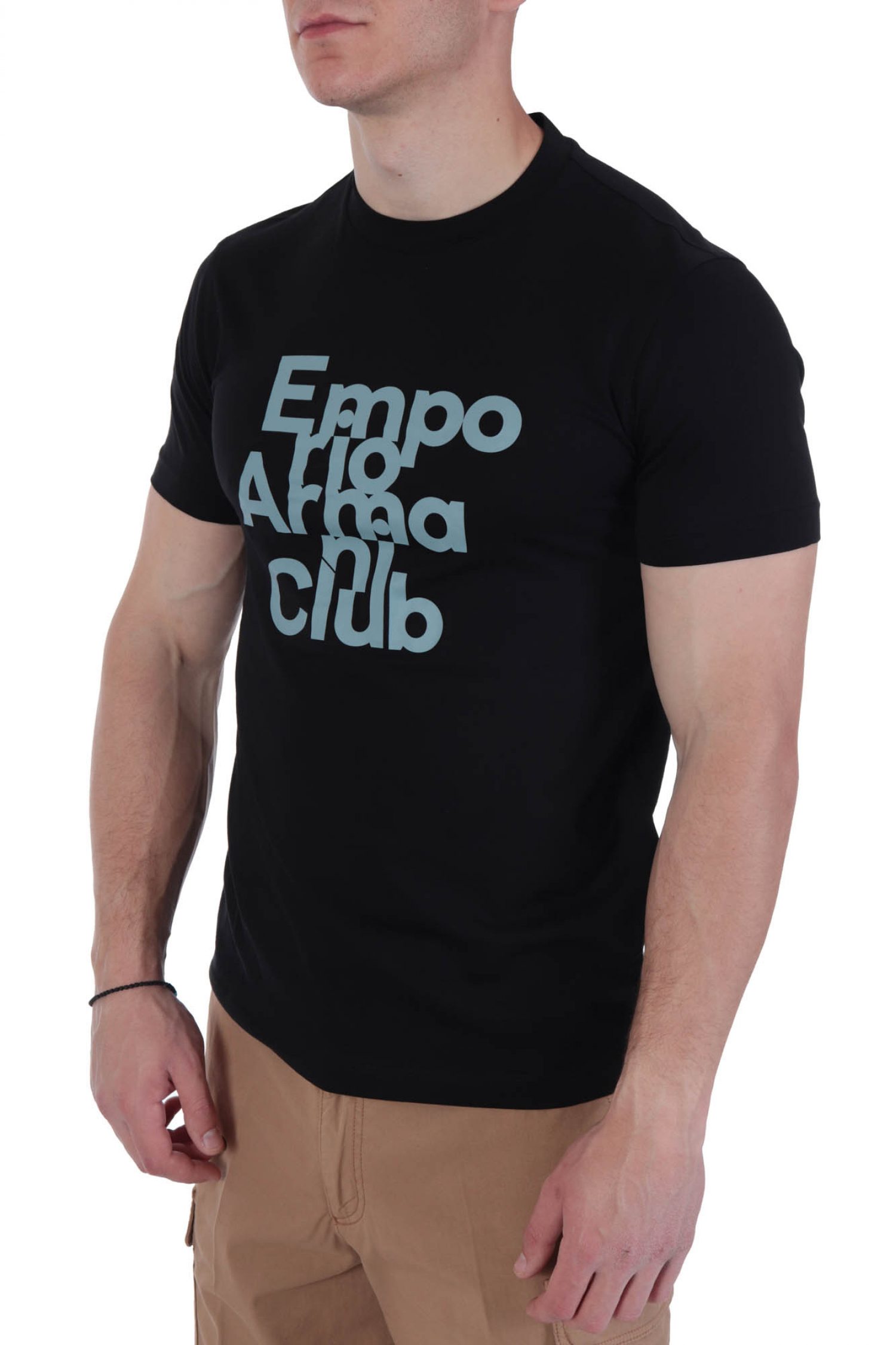 EMPORIO ARMANI T-SHIRT LOGO ΜΑΥΡΟ φωτογραφία