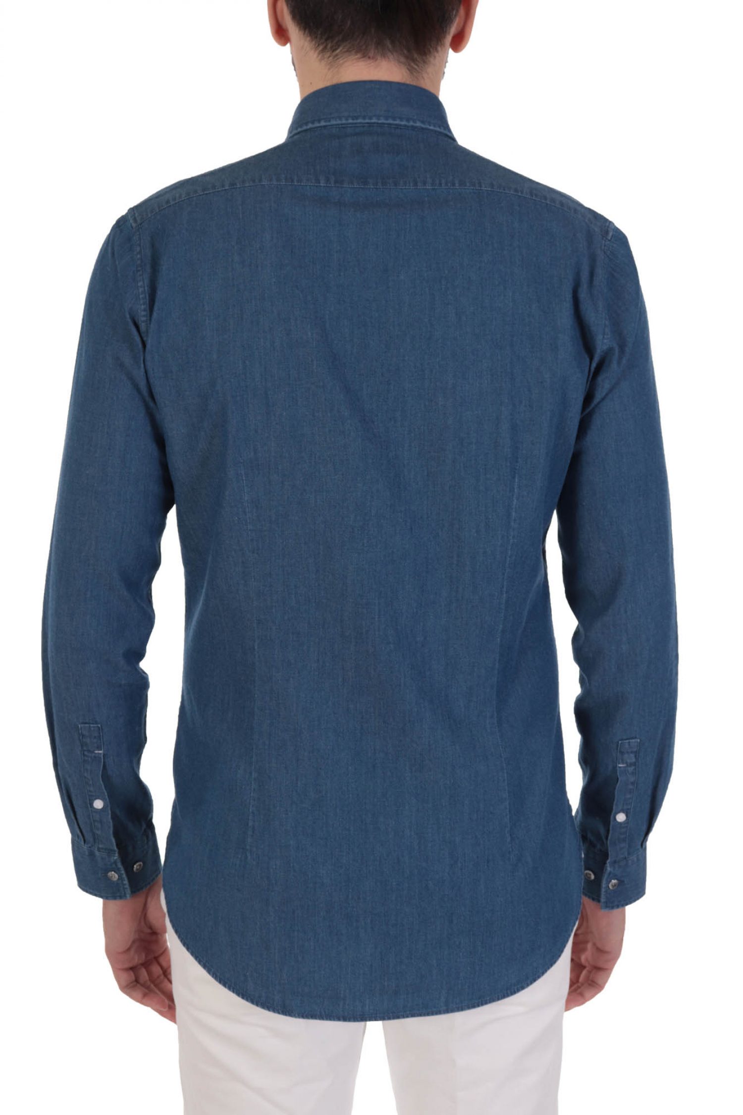 MICHAEL KORS ΠΟΥΚΑΜΙΣΟ JEANS SLIM FIT ΜΠΛΕ