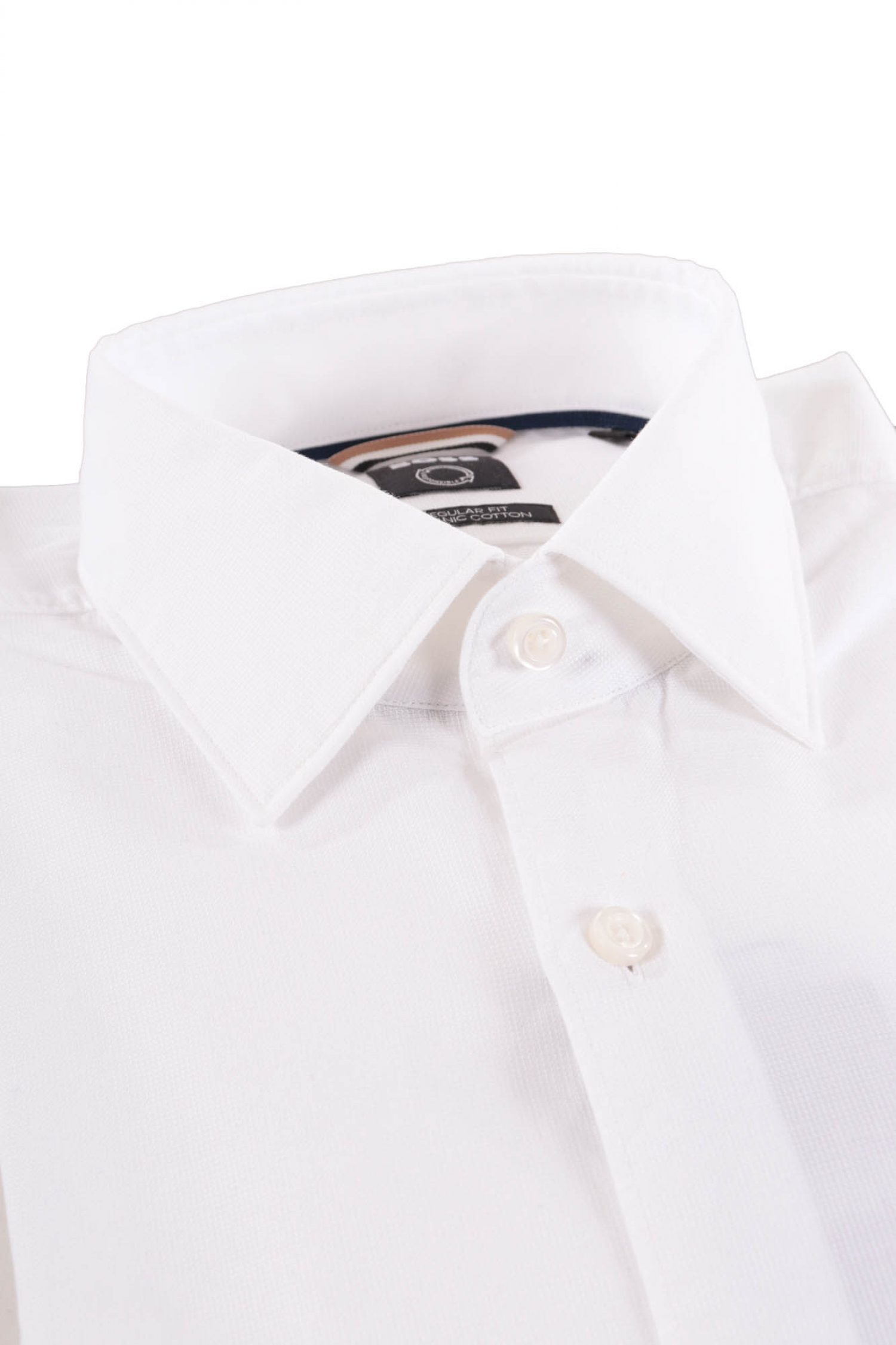 BOSS ΠΟΥΚΑΜΙΣΟ REGULAR FIT H-JOE-soft-C1-214 ΛΕΥΚΟ