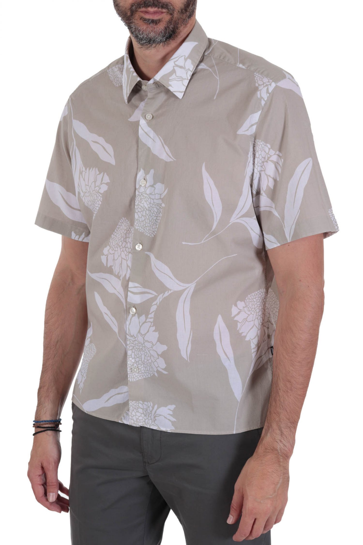 BOSS ΠΟΥΚΑΜΙΣΟ LUKKA_F REGULAR FIT ΜΠΕΖ φωτογραφία