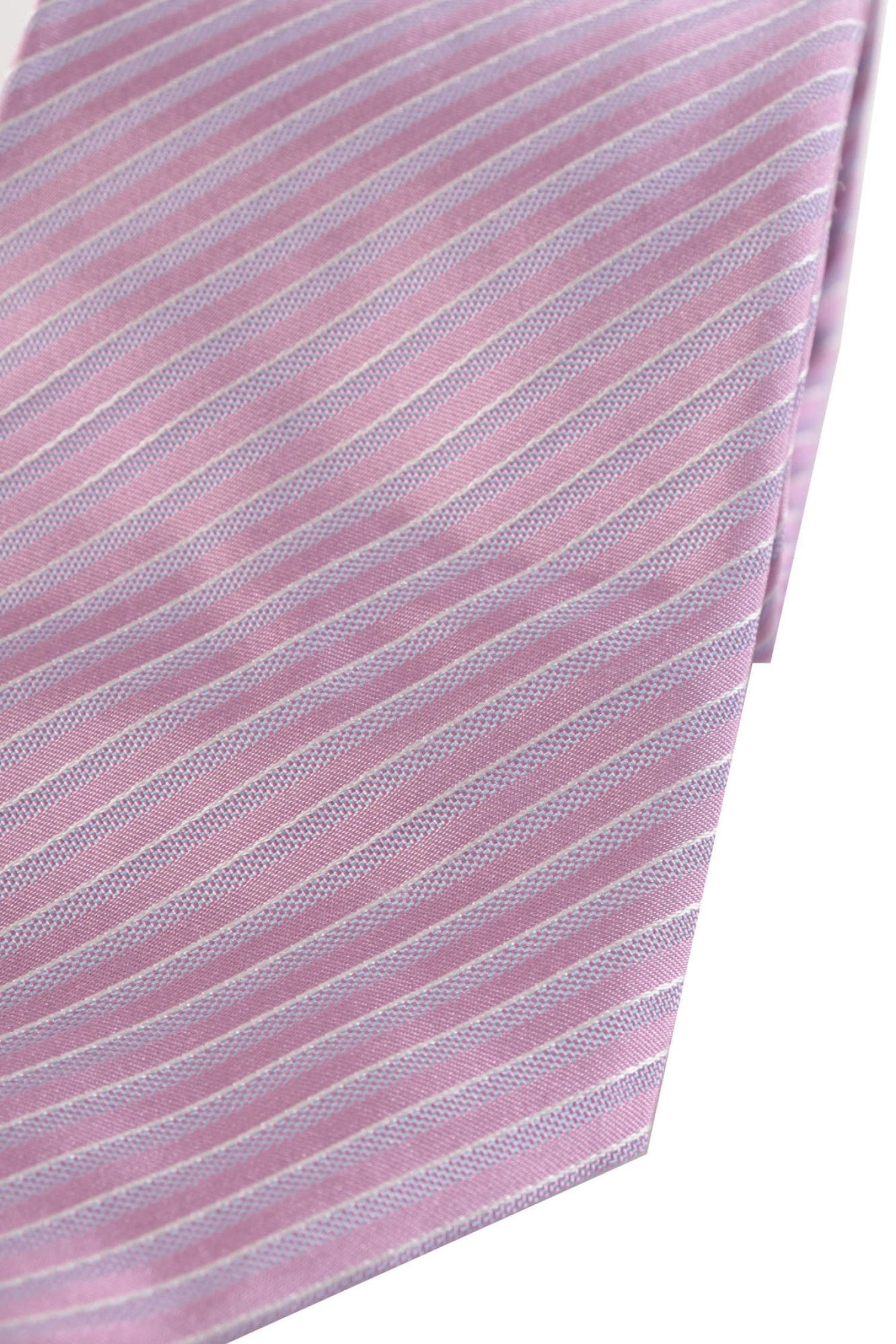 BOSS ΓΡΑΒΑΤΑ 8.5CM ΡΙΓΕ ΛΙΛΑ φωτογραφία