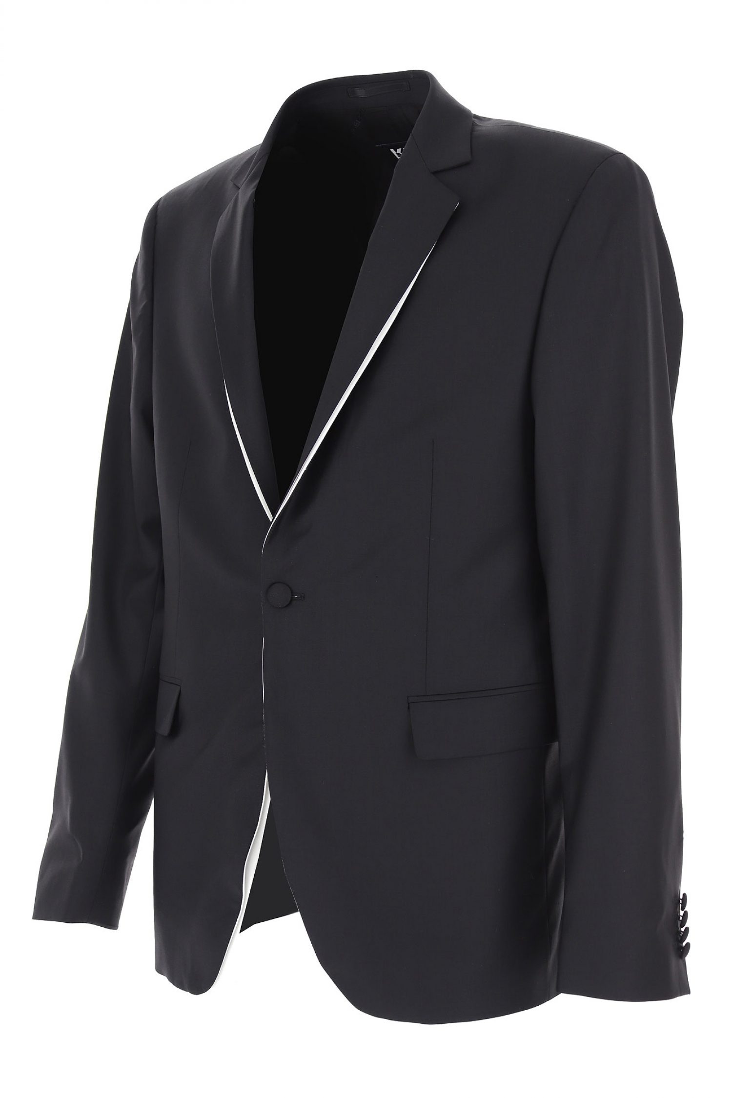 KARL LAGERFELD ΣΑΚΑΚΙ ΣΜΟΚΙΝ ΔΙΠΛΟΠΕΤΟ ΜΟΝΟΚΟΥΜΠΟ GLARE ΜΑΥΡΟ φωτογραφία