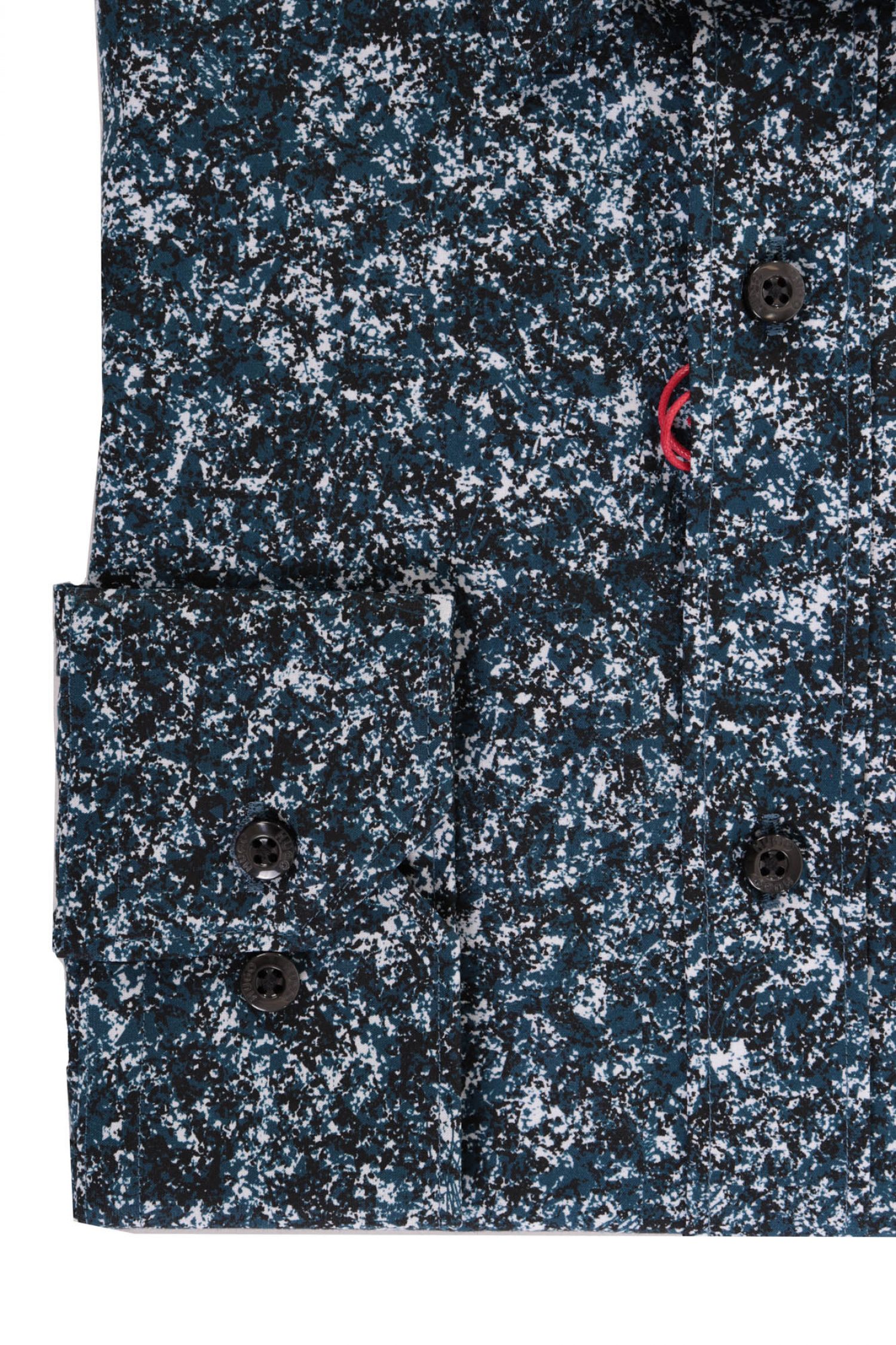 HUGO ΠΟΥΚΑΜΙΣΟ EXTRA SLIM FIT FLORAL ELISHA02 ΜΠΛΕ