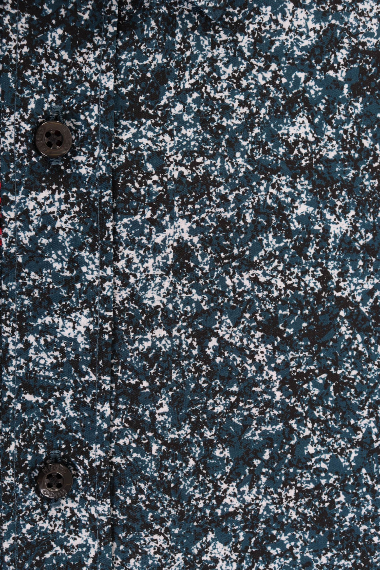 HUGO ΠΟΥΚΑΜΙΣΟ EXTRA SLIM FIT FLORAL ELISHA02 ΜΠΛΕ