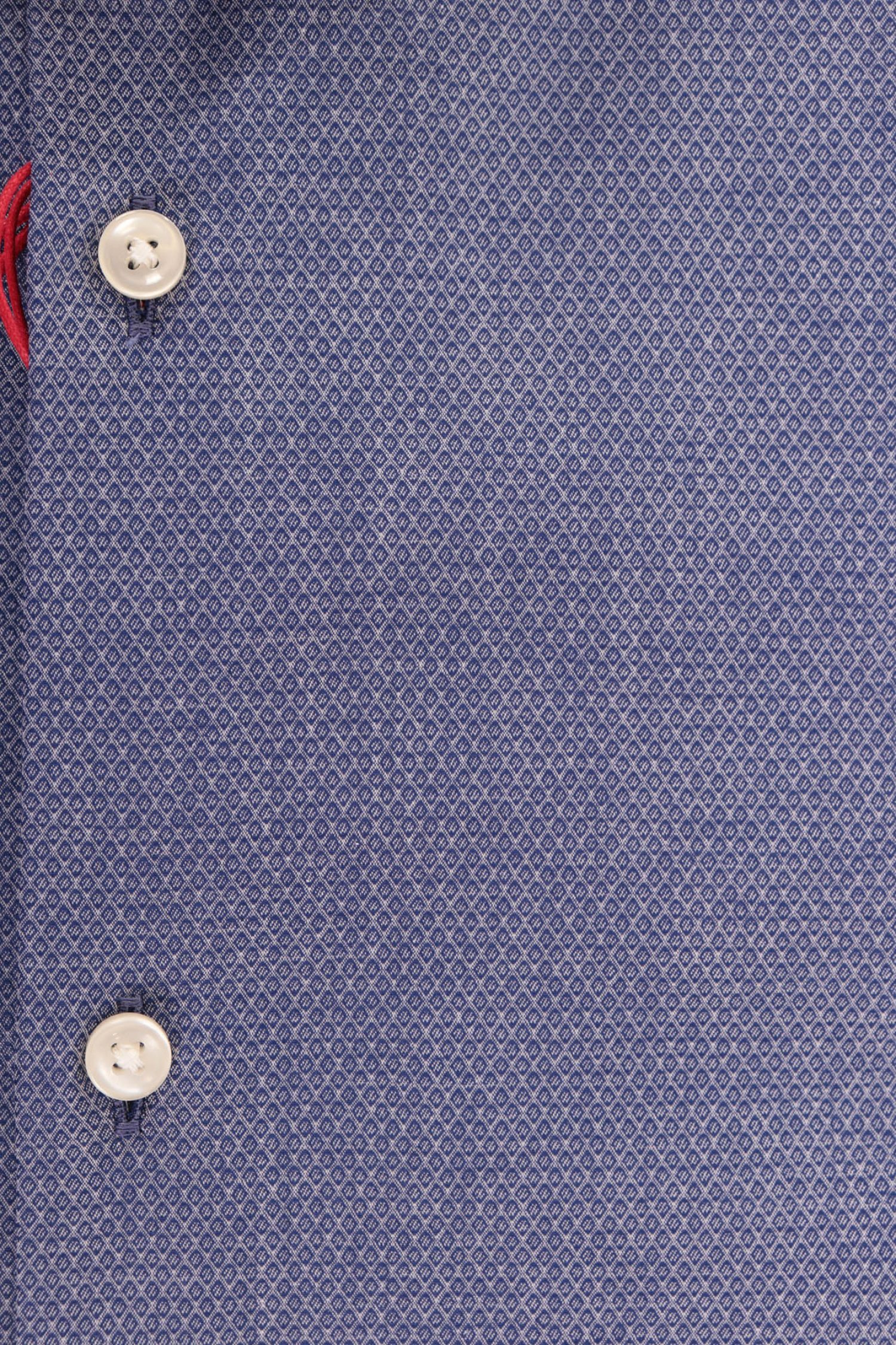 HUGO ΠΟΥΚΑΜΙΣΟ ΜΙΚΡΟΣΧΕΔΙΟ SLIM FIT STRETCH KENNO ΜΠΛΕ