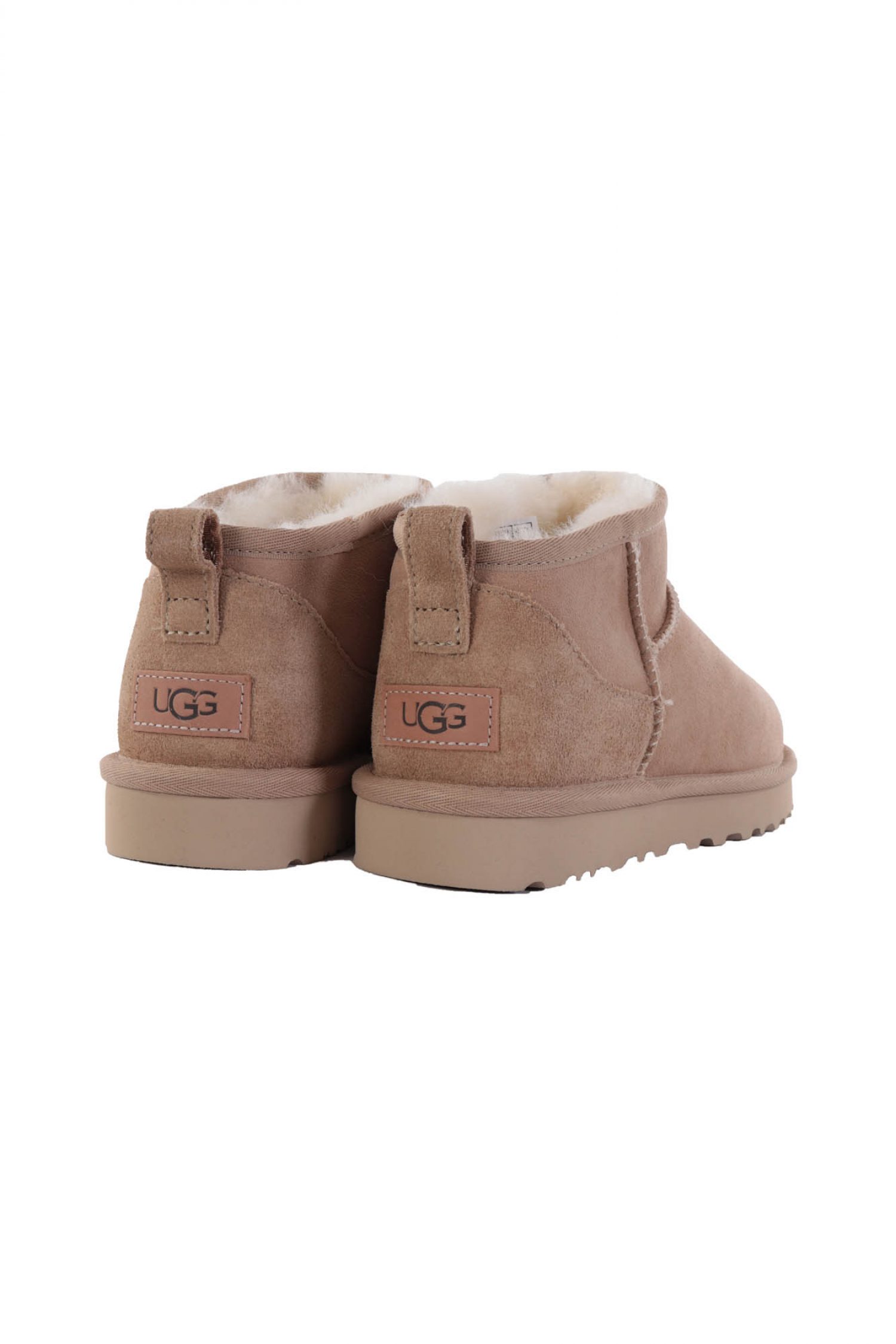 UGG ΠΑΠΟΥΤΣΙΑ ΜΠΟΤΑΚΙΑ CLASSIC ULTRA MINI ΜΠΕΖ φωτογραφία