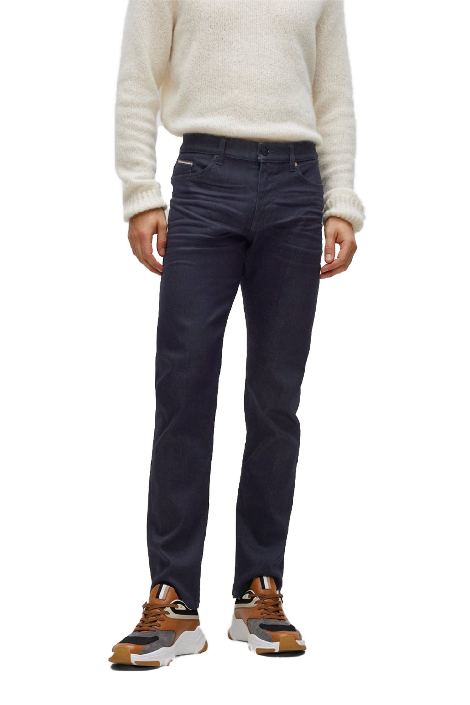 BOSS ΠΑΝΤΕΛΟΝΙ JEANS DELAWARE 3-1 SLIM FIT ΜΠΛΕ φωτογραφία