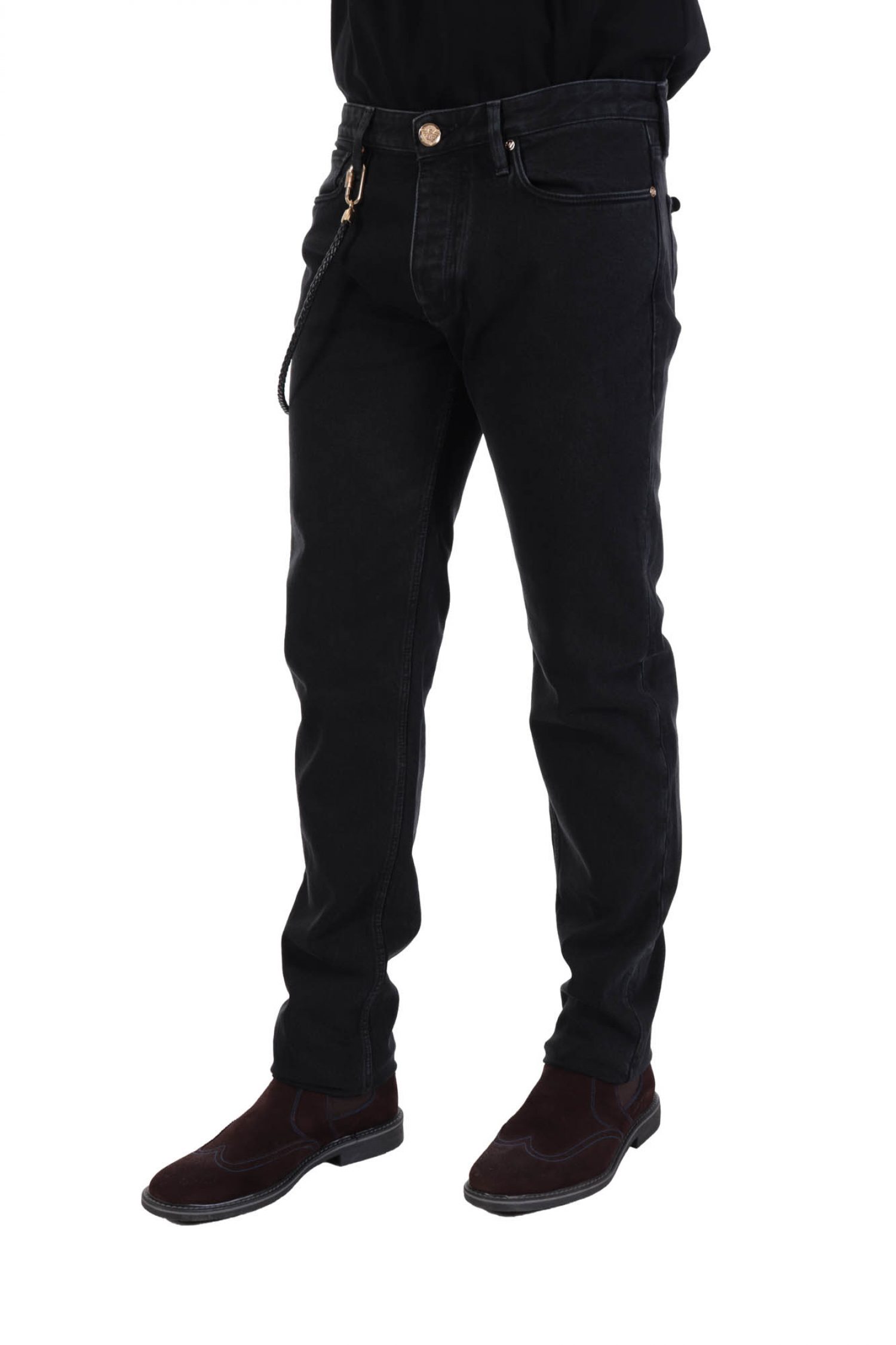 EMPORIO ARMANI ΠΑΝΤΕΛΟΝΙ JEANS J75 SLIM FIT ΜΑΥΡΟ